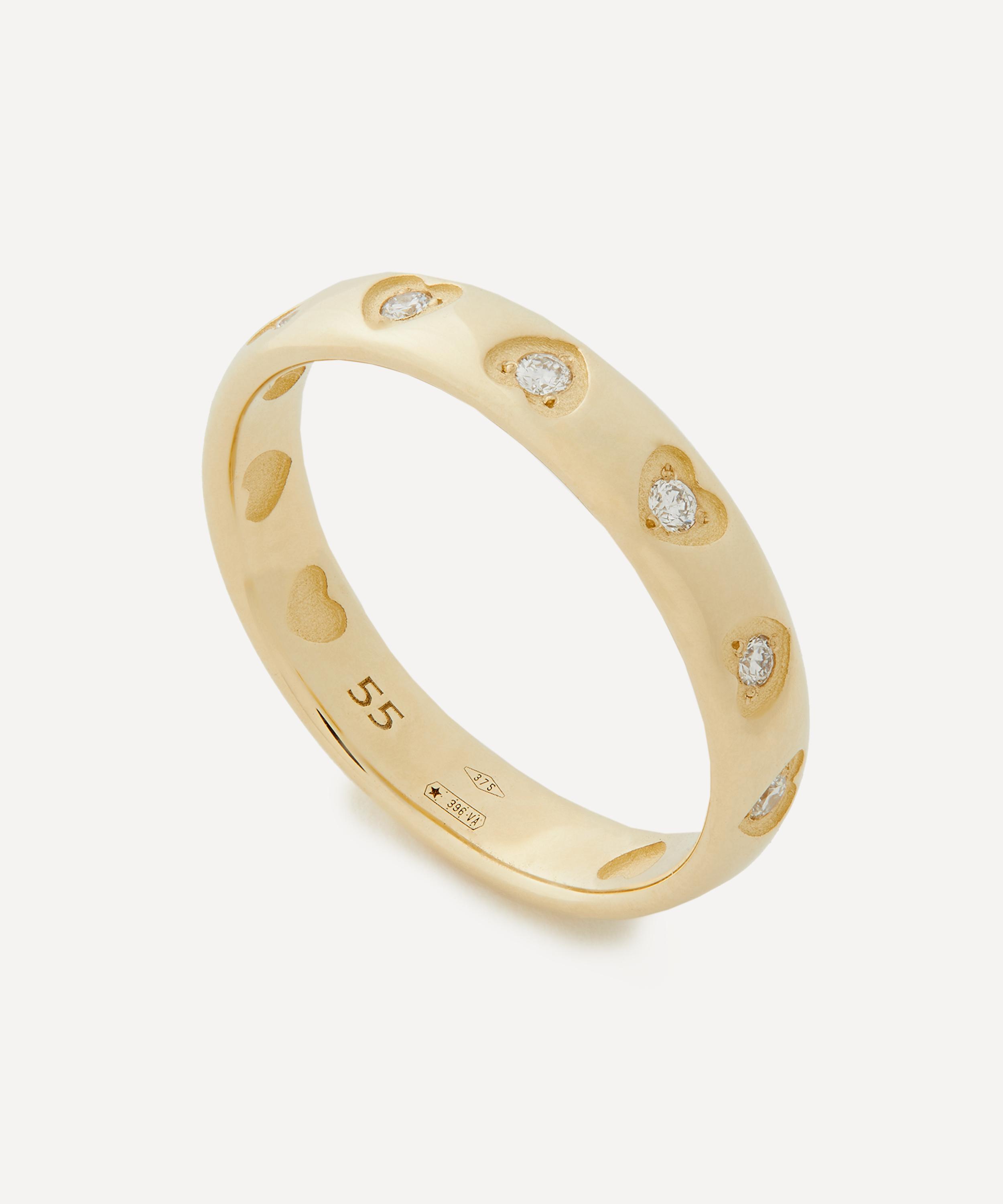 Liberty - 9ct Gold Spring Love Diamond Ring