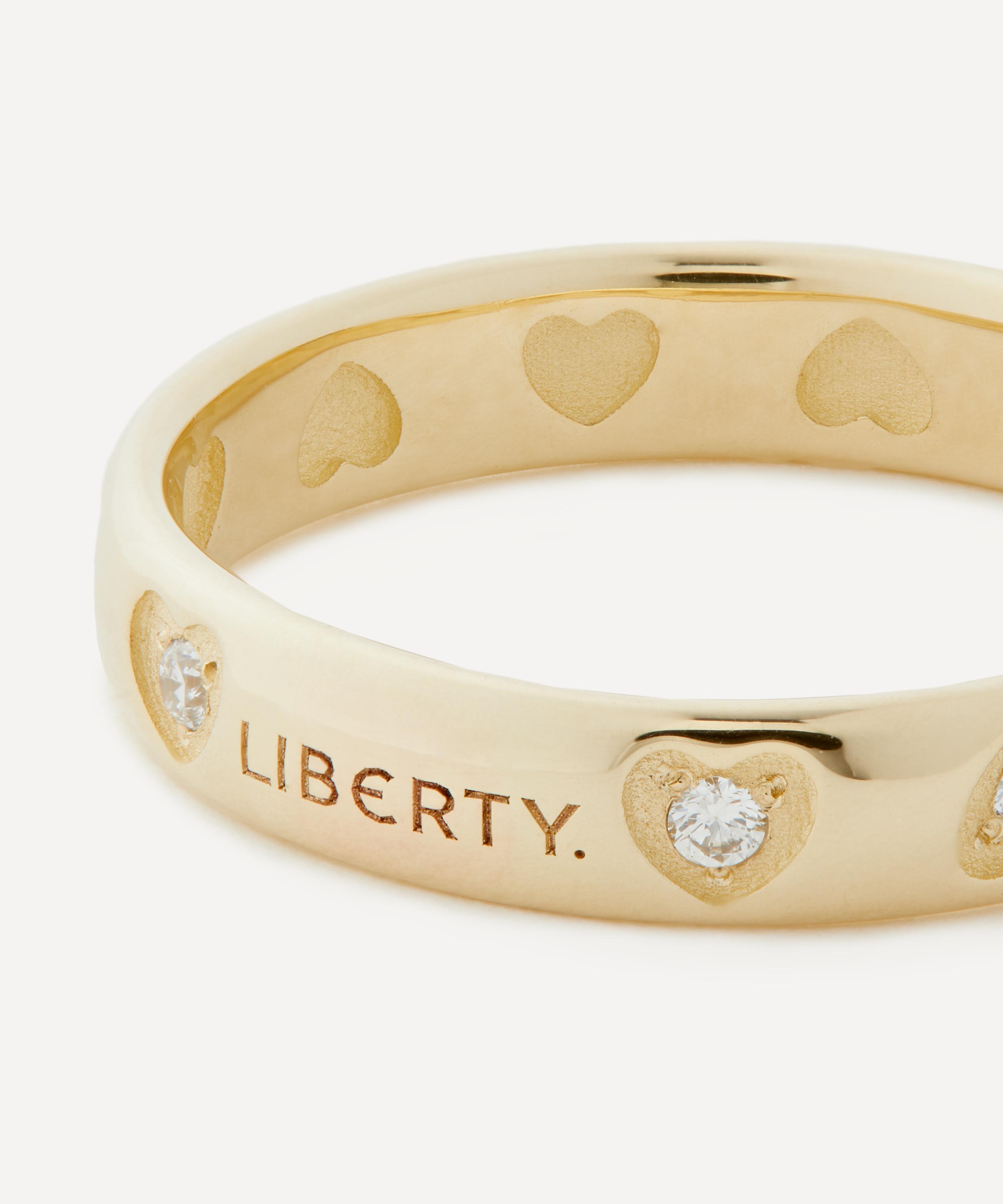 Liberty - 9ct Gold Spring Love Diamond Ring image number 3