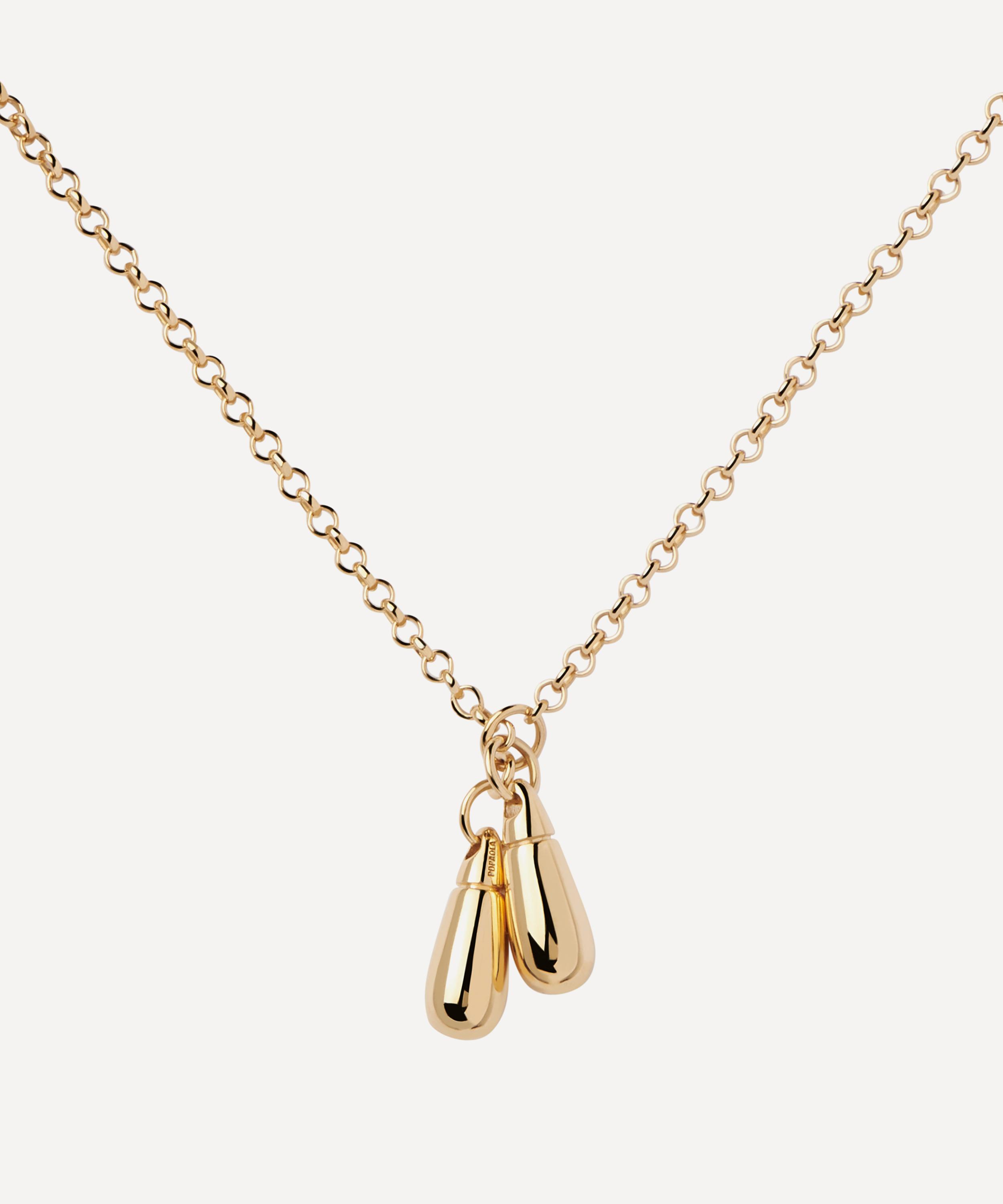 PDPAOLA - 18ct Gold-Plated Tango Chain Necklace image number 0