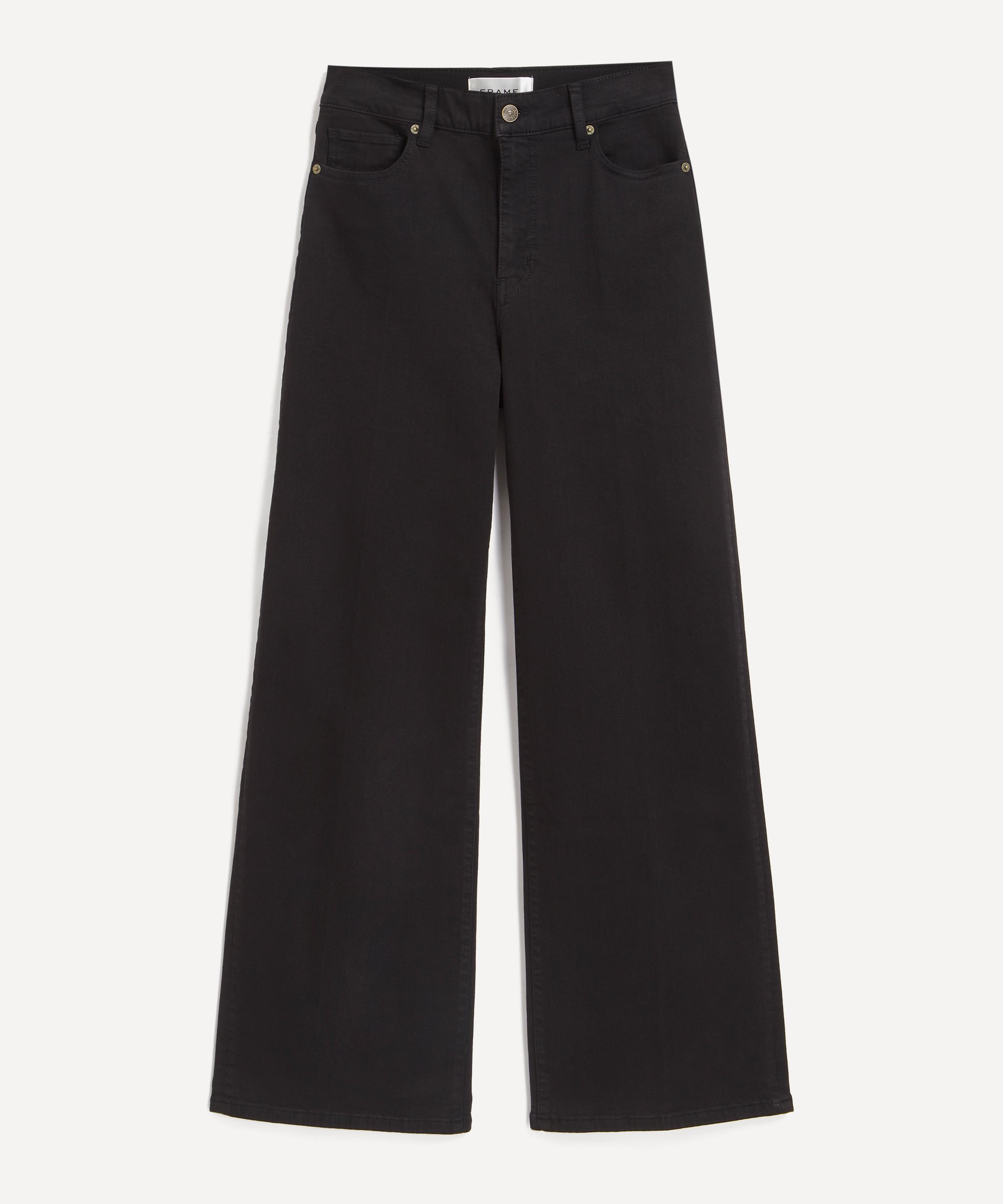 Frame - Le Slim Palazzo Jeans in Black