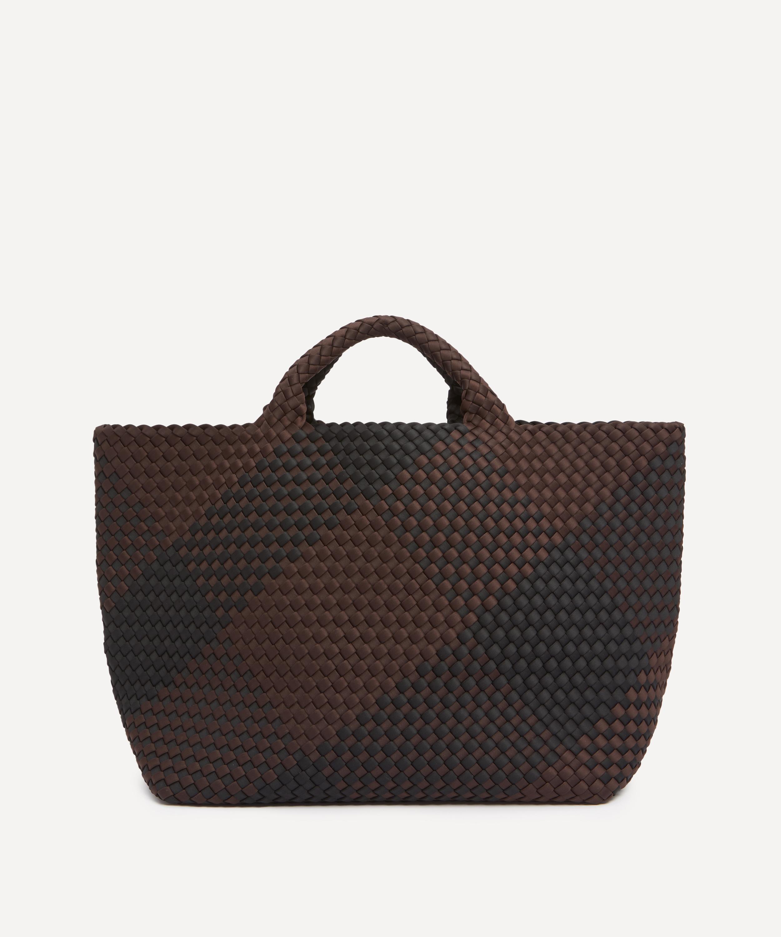 Naghedi - St. Barths Large Plaid Woven Tote Bag image number 0