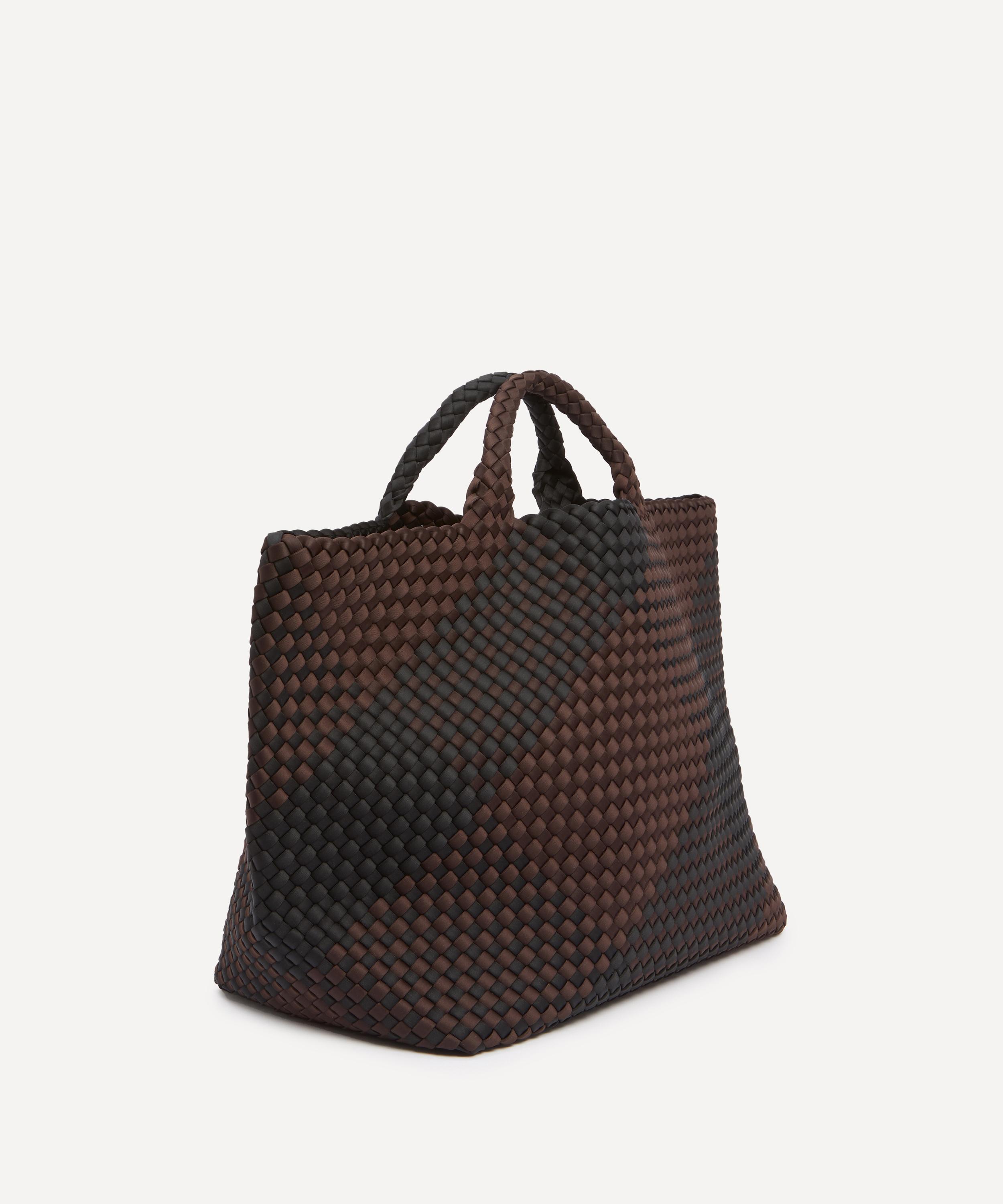 Naghedi - St. Barths Large Plaid Woven Tote Bag image number 2