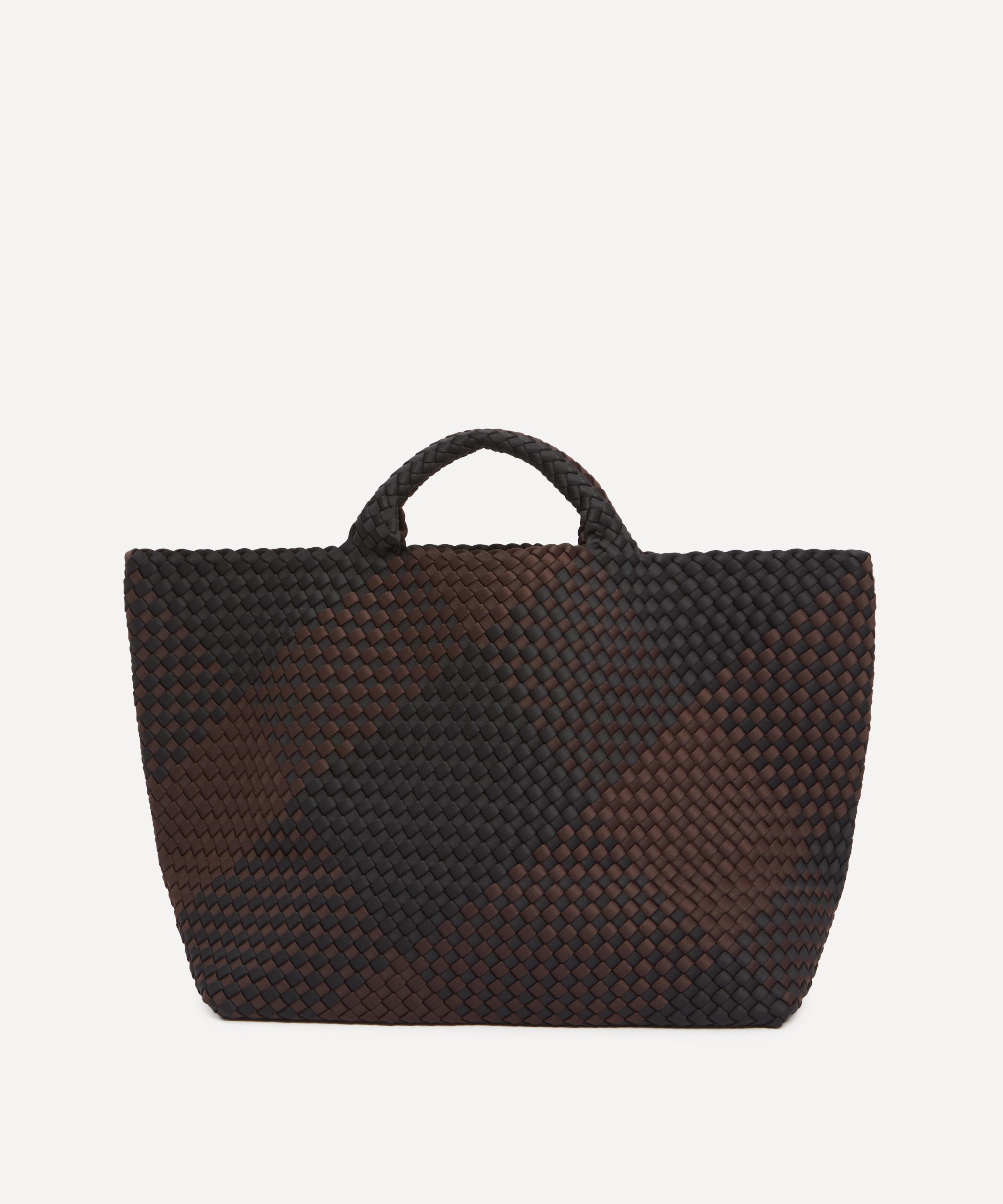 Naghedi - St. Barths Large Plaid Woven Tote Bag image number 2