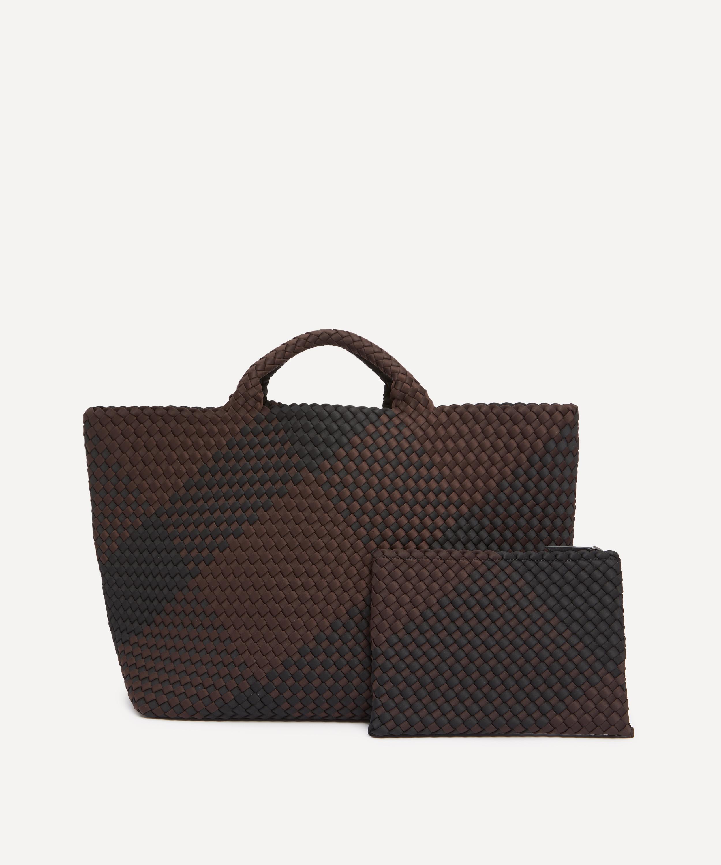 Naghedi - St. Barths Large Plaid Woven Tote Bag image number 6