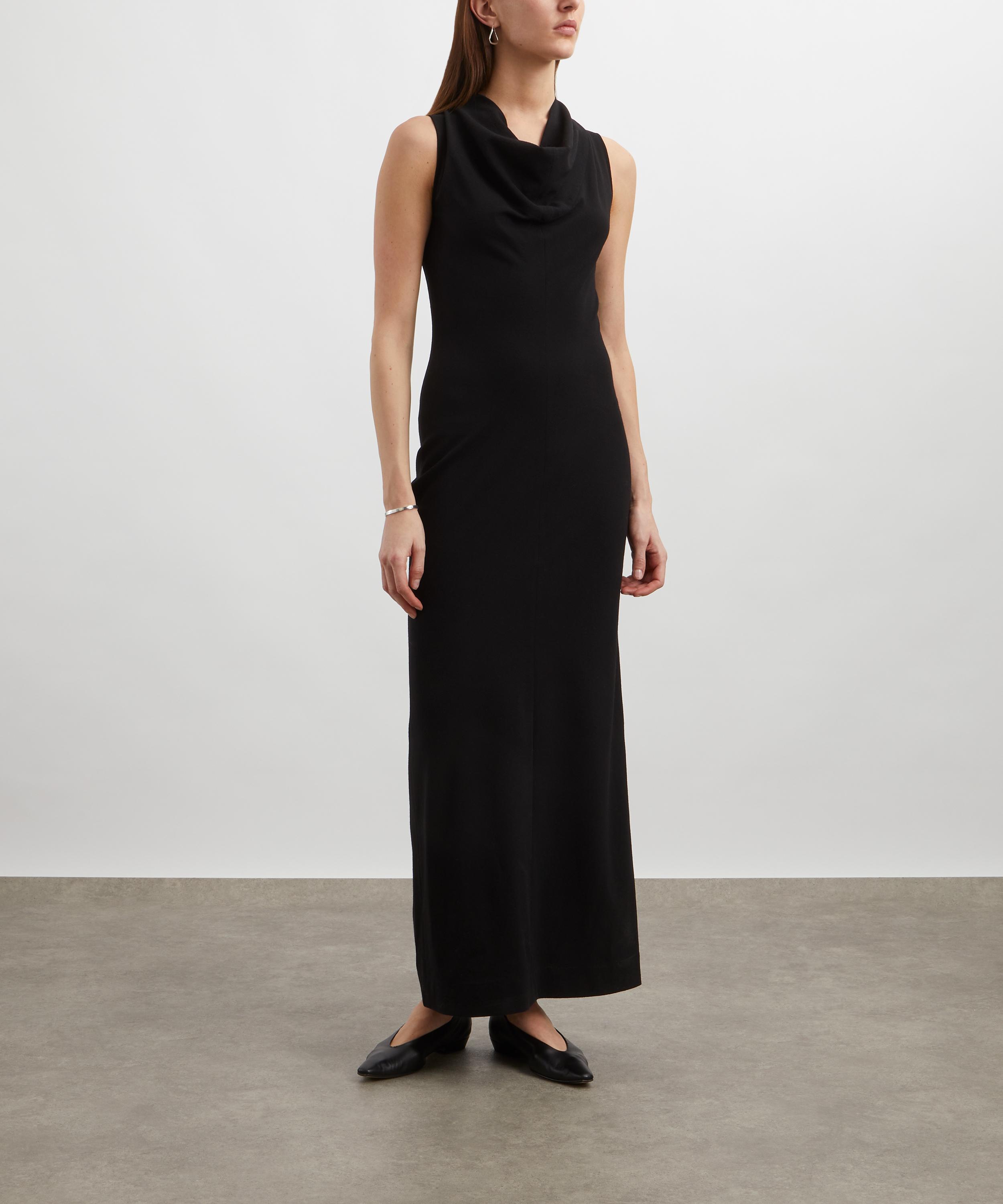 Toteme - Black Cowl-Neck Dress image number 2