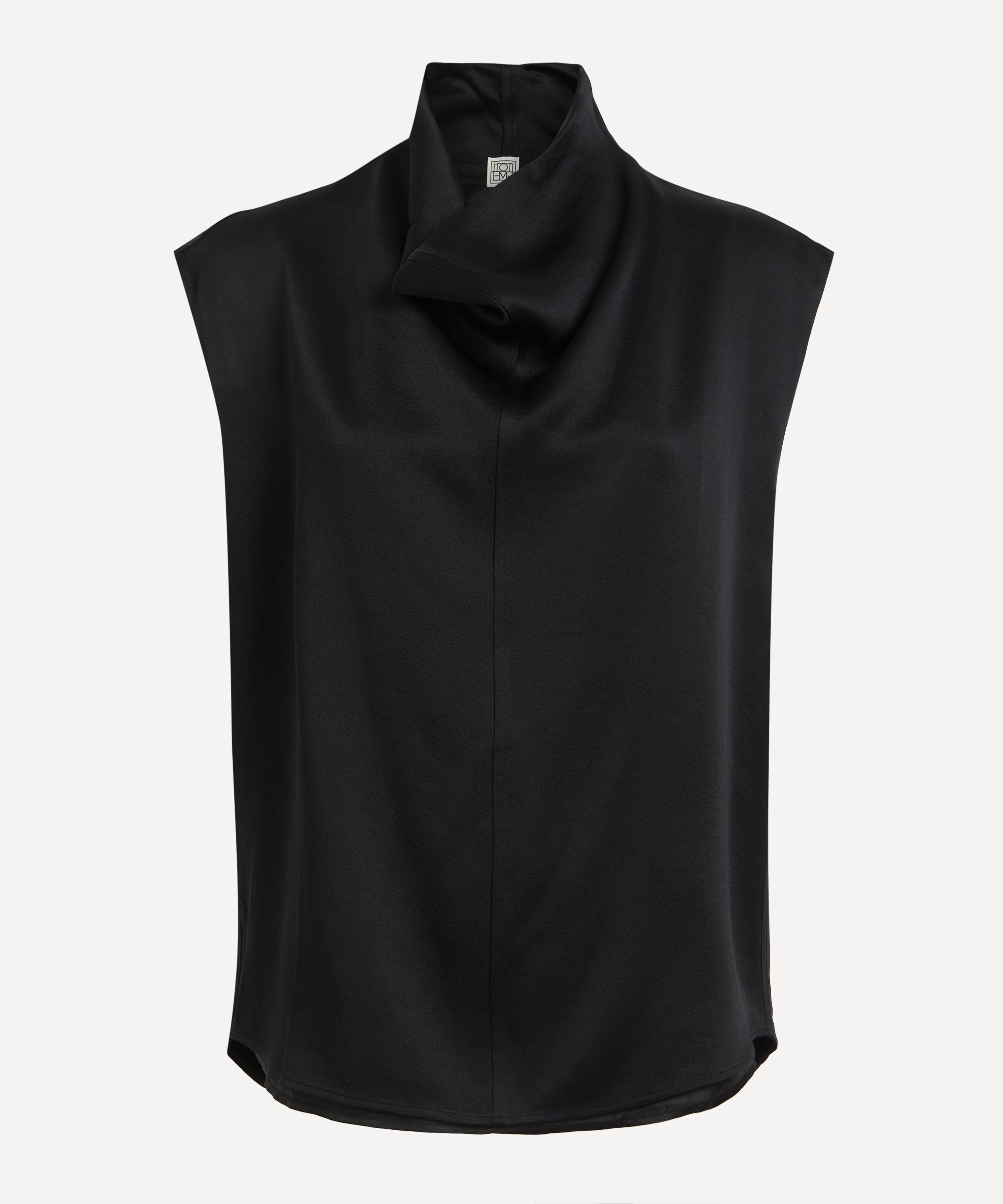 Toteme - Sleeveless Funnel-Neck Top image number 0