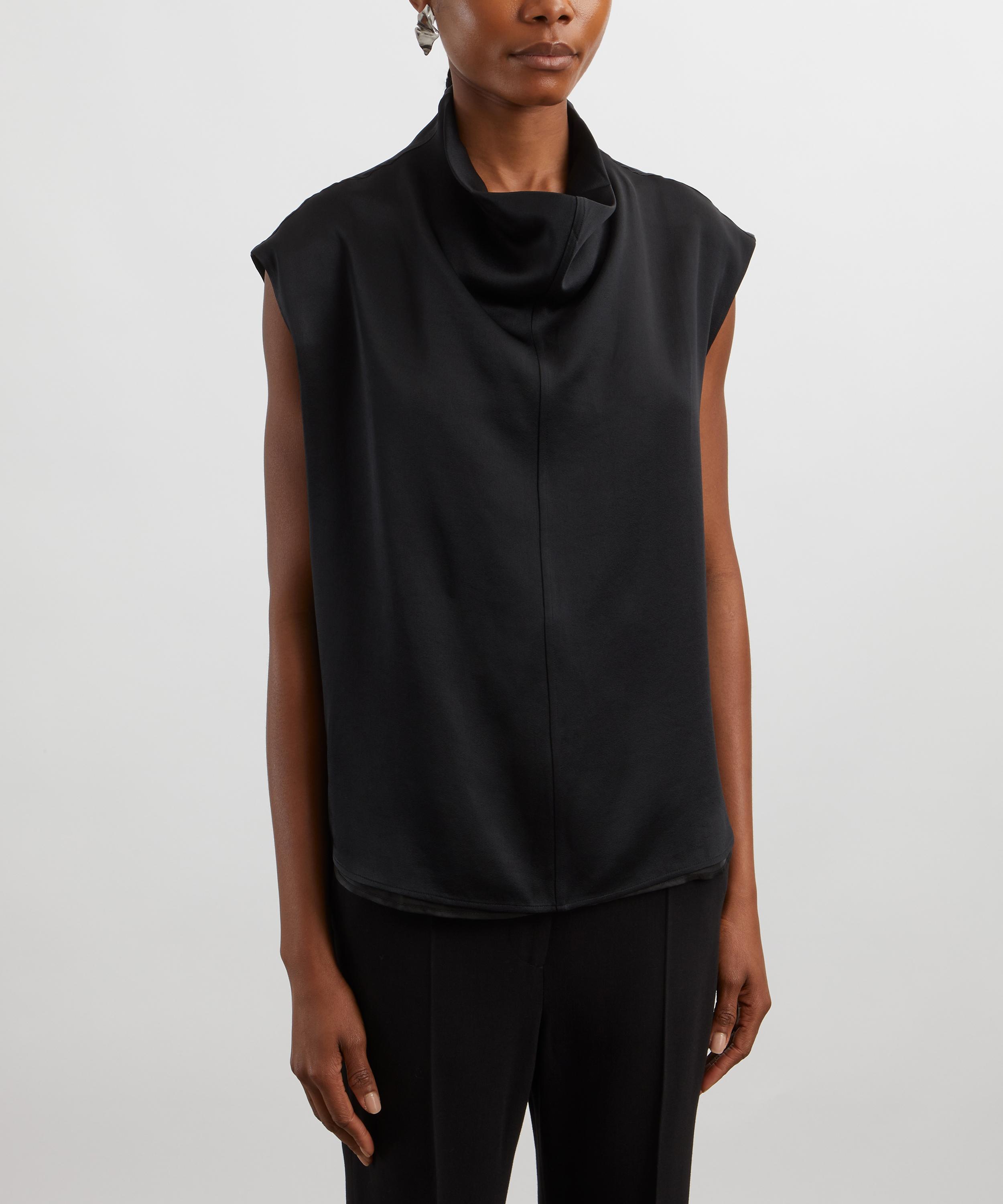 Toteme - Sleeveless Funnel-Neck Top image number 2