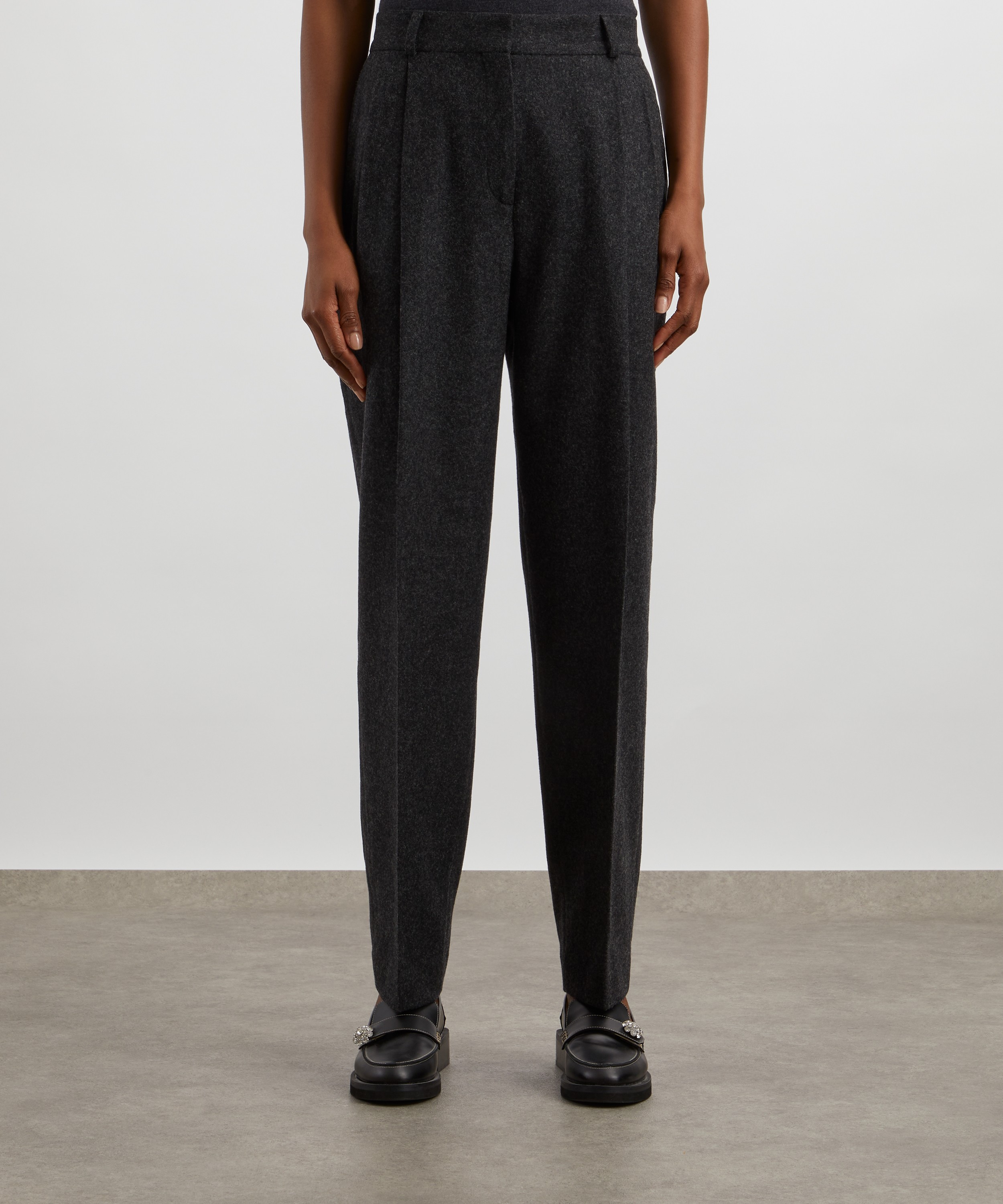 Toteme - Double-Pleated Tailored Trousers image number 2