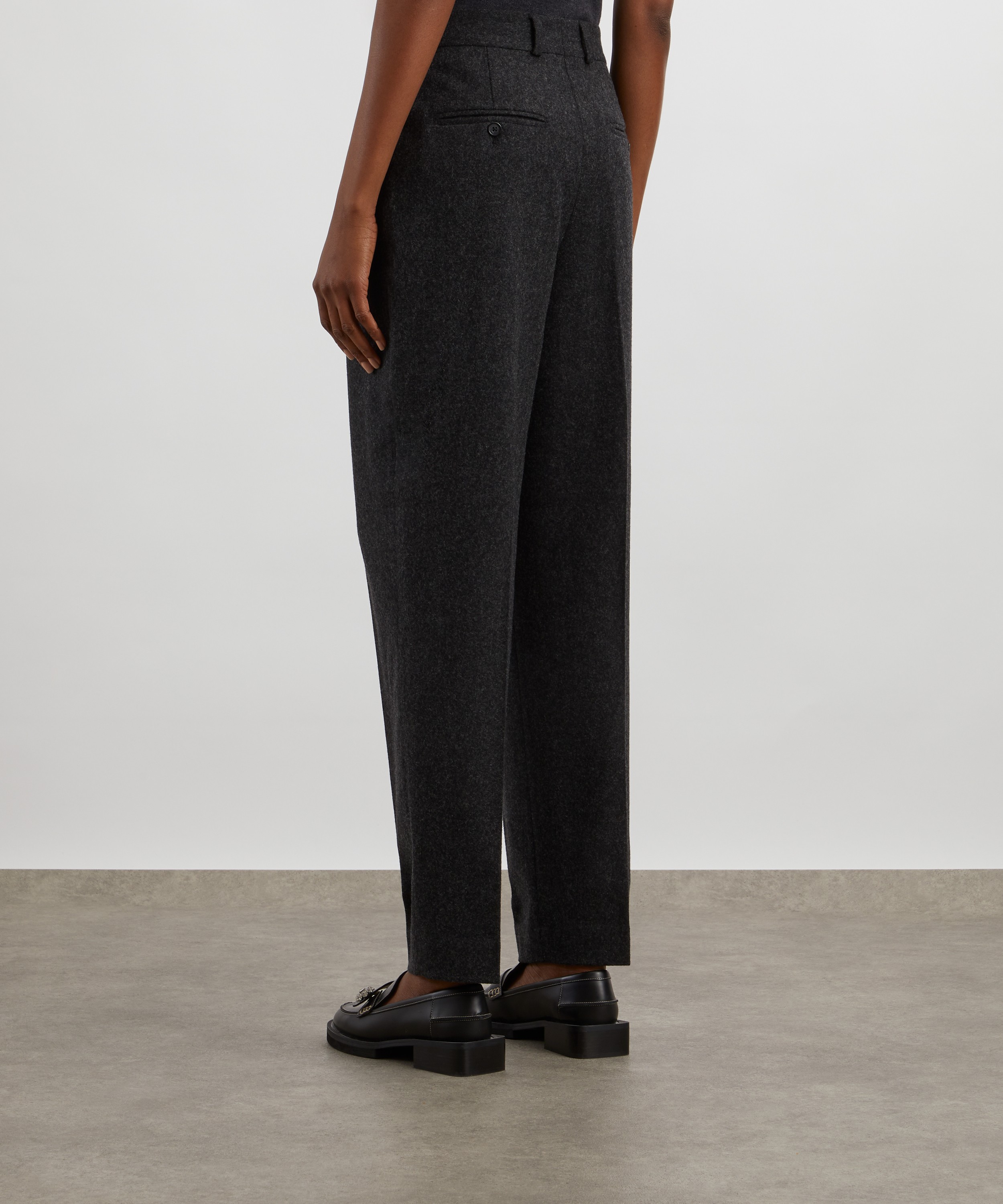 Toteme - Double-Pleated Tailored Trousers image number 3