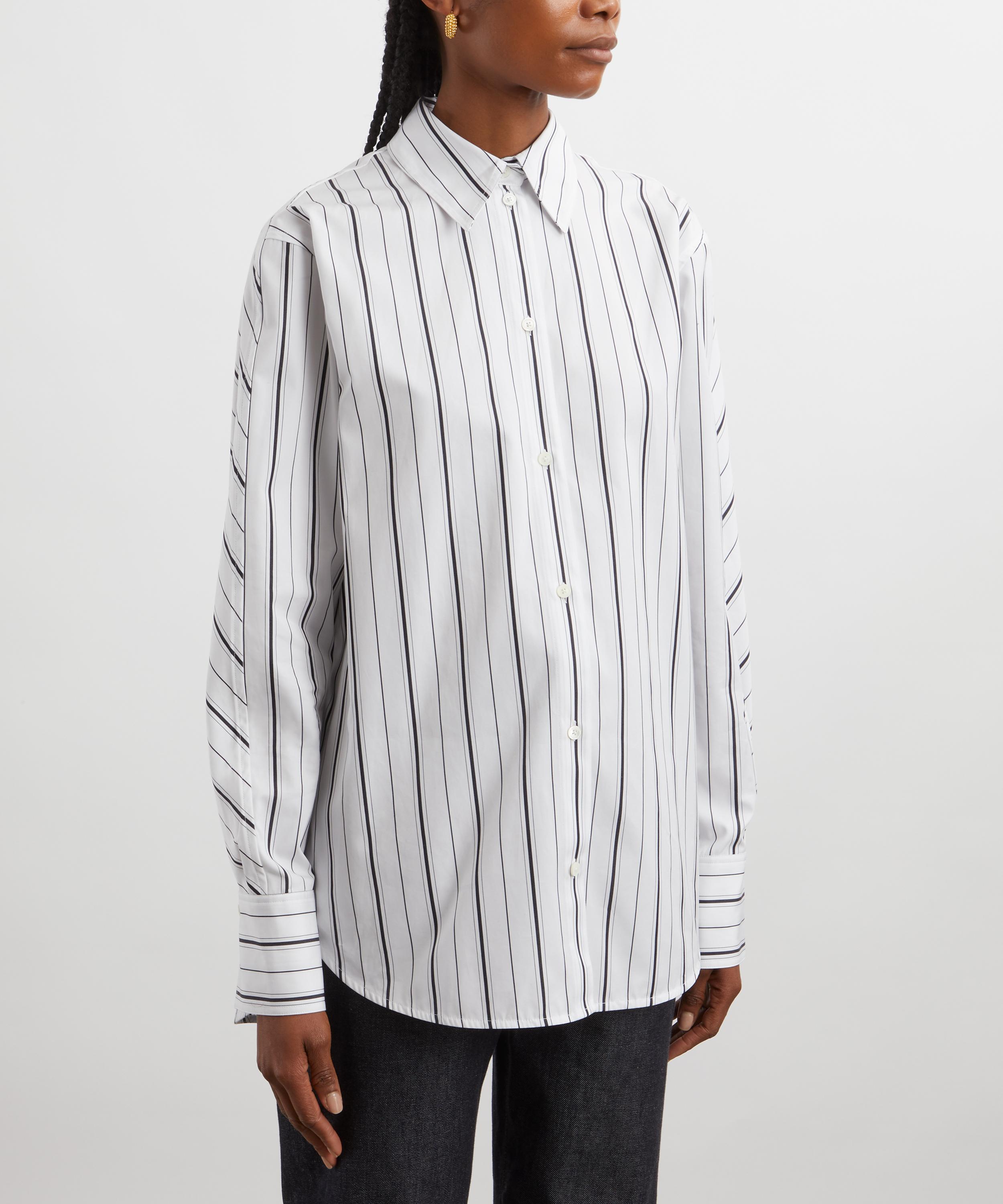 Toteme - Kimono-Sleeve Striped Shirt image number 2