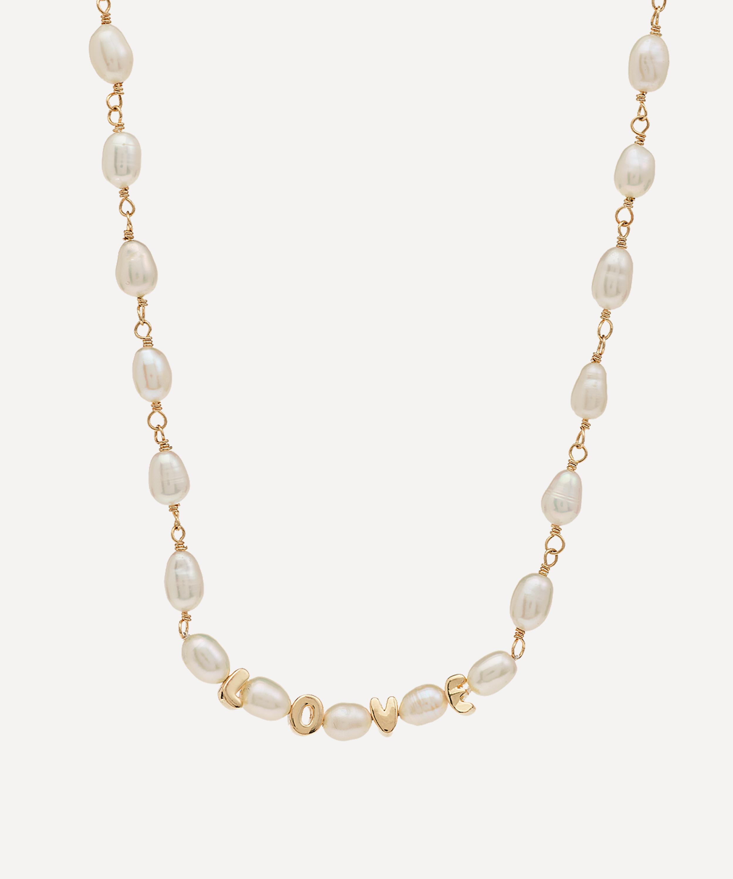 Anna + Nina - Gold-Plated Twist a Classic Hoop Necklace