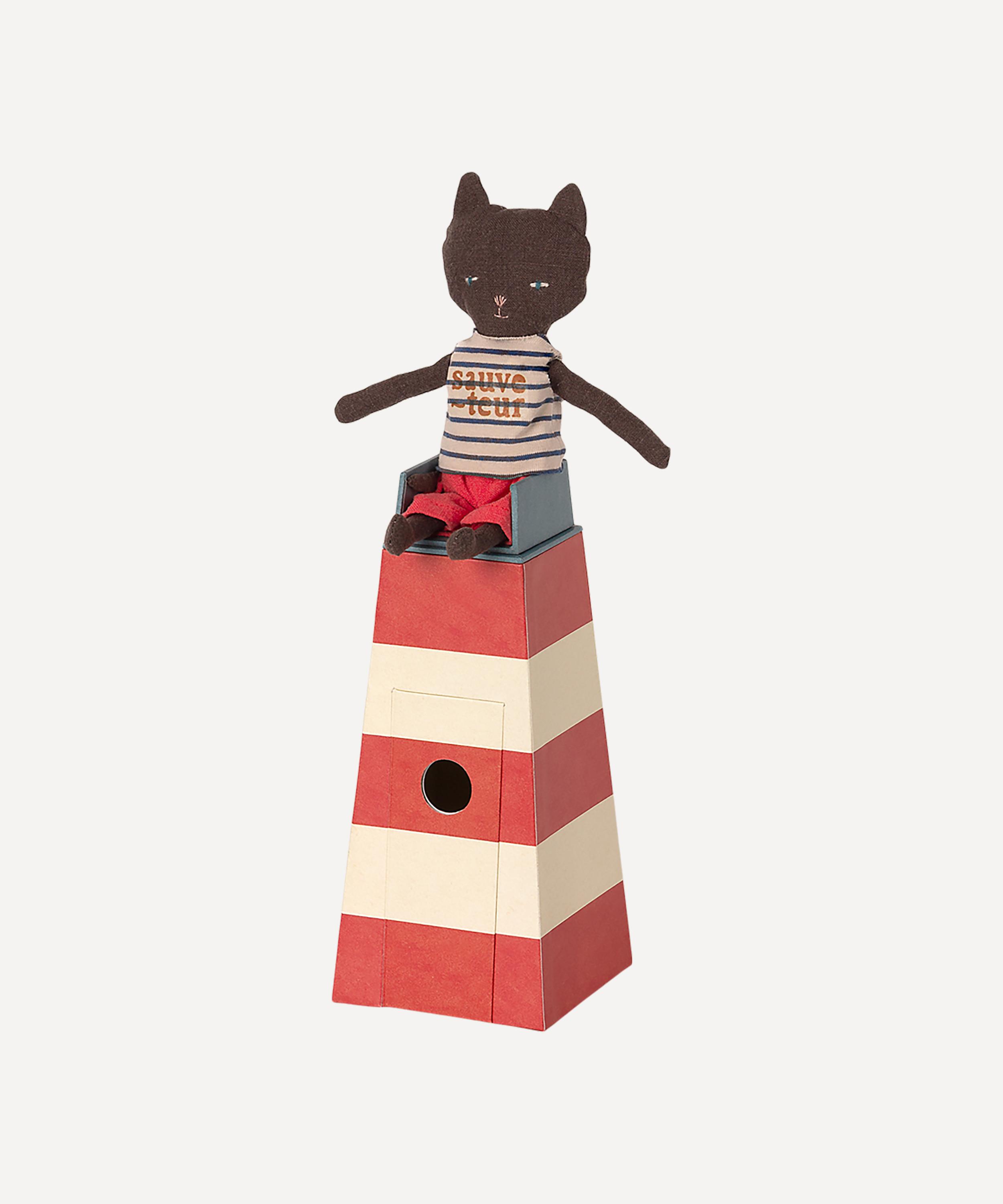 Maileg - Cat in Sauveteur Tower Toy image number 1
