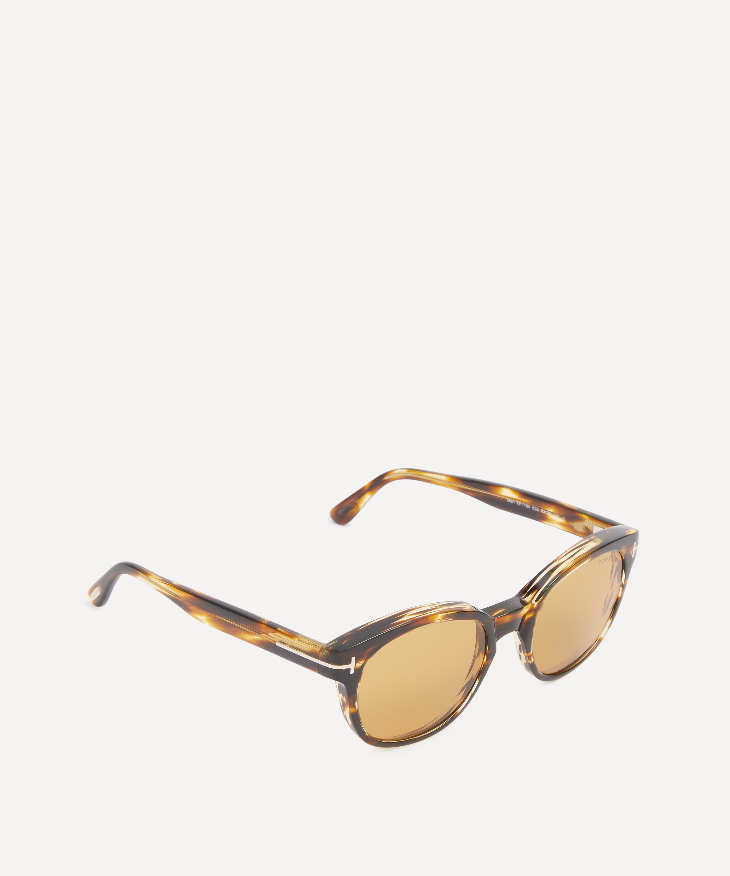 Tom Ford - Round Tortoiseshell Sunglasses image number 1