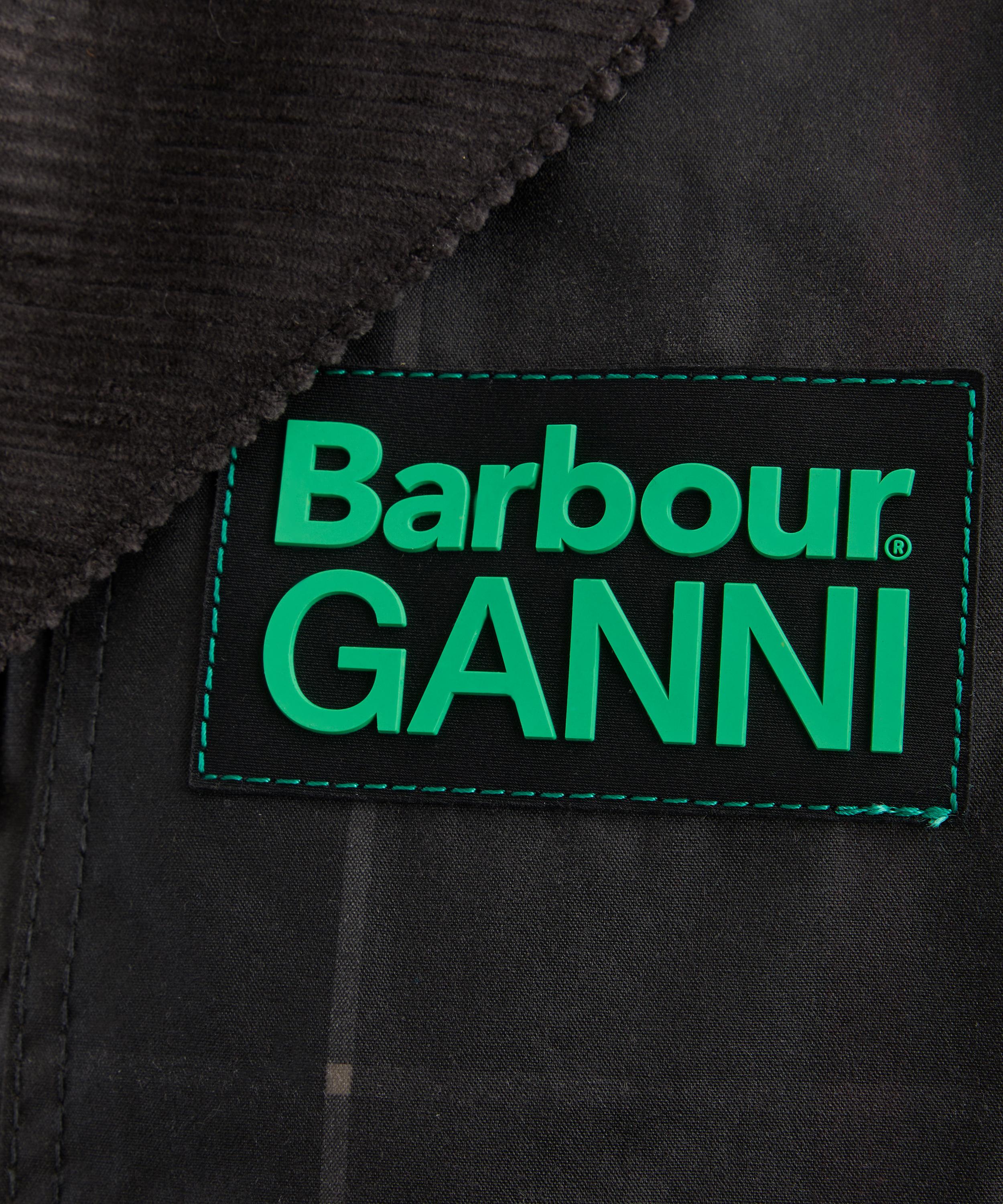 Barbour - x GANNI Waxed Duffle Coat image number 4