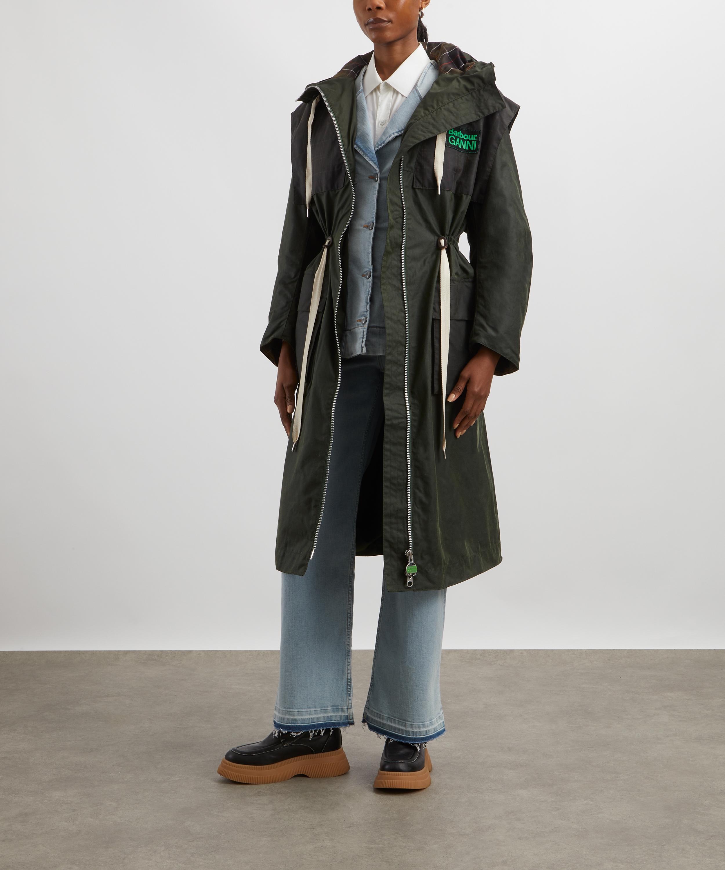 Barbour - x GANNI Waxed Parka Jacket image number 1