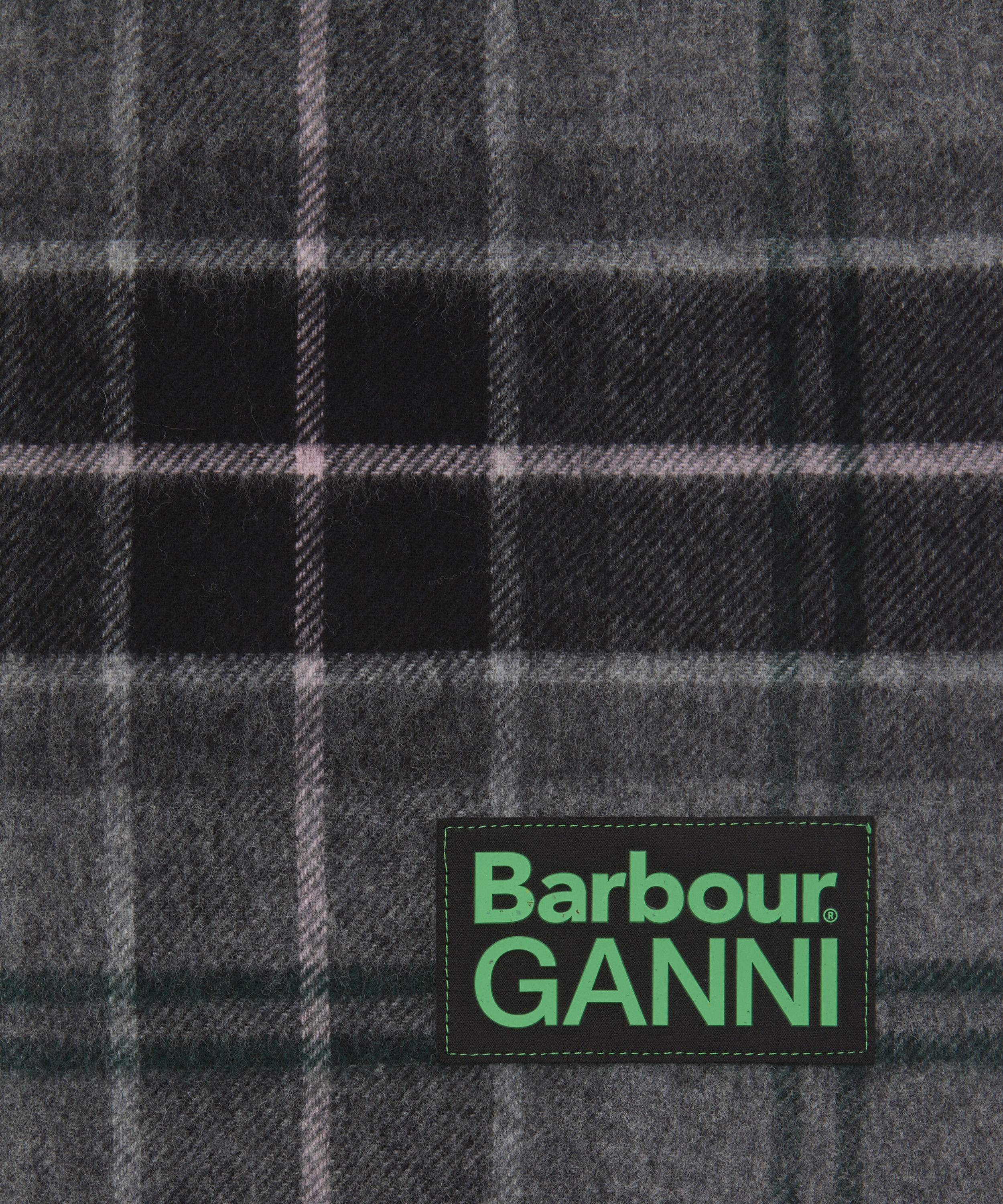 Barbour - x GANNI Tartan Scarf  image number 2