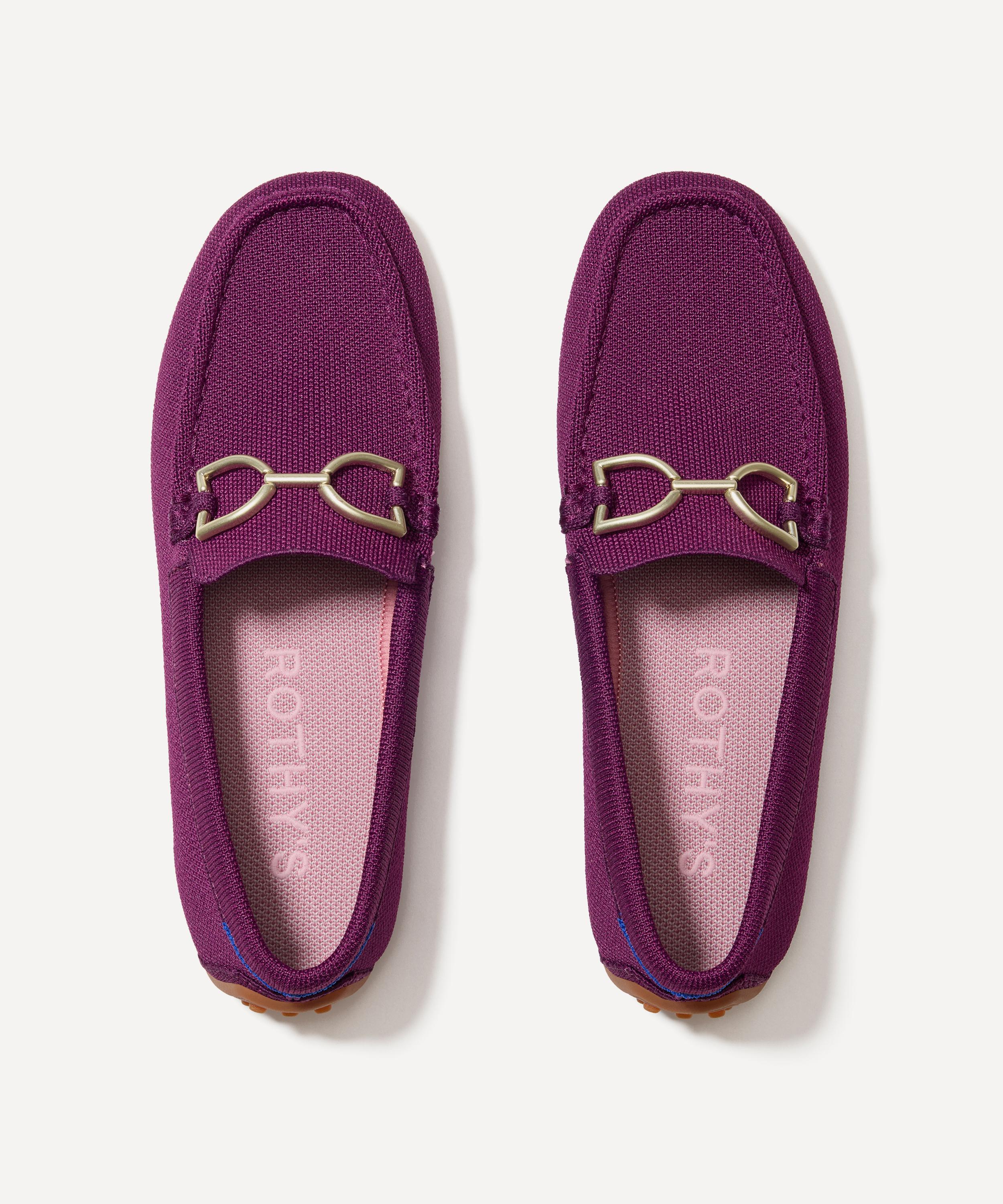 Rothy's - Double Bit Driver Purple Sapphire Loafers