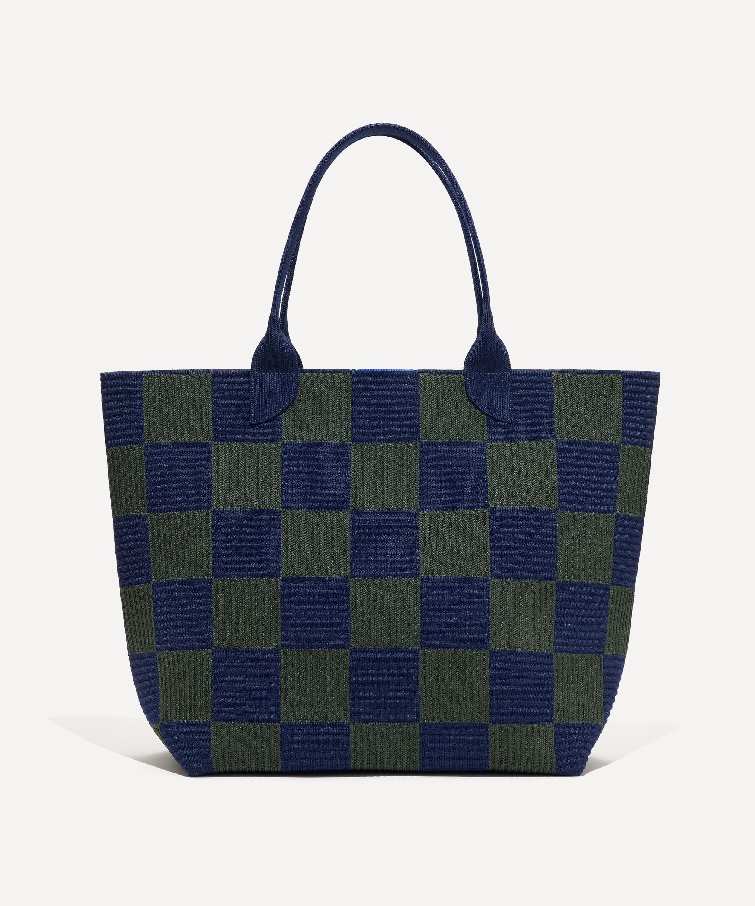 Rothy's - Lightweight Checker Blue Tote Bag image number 0