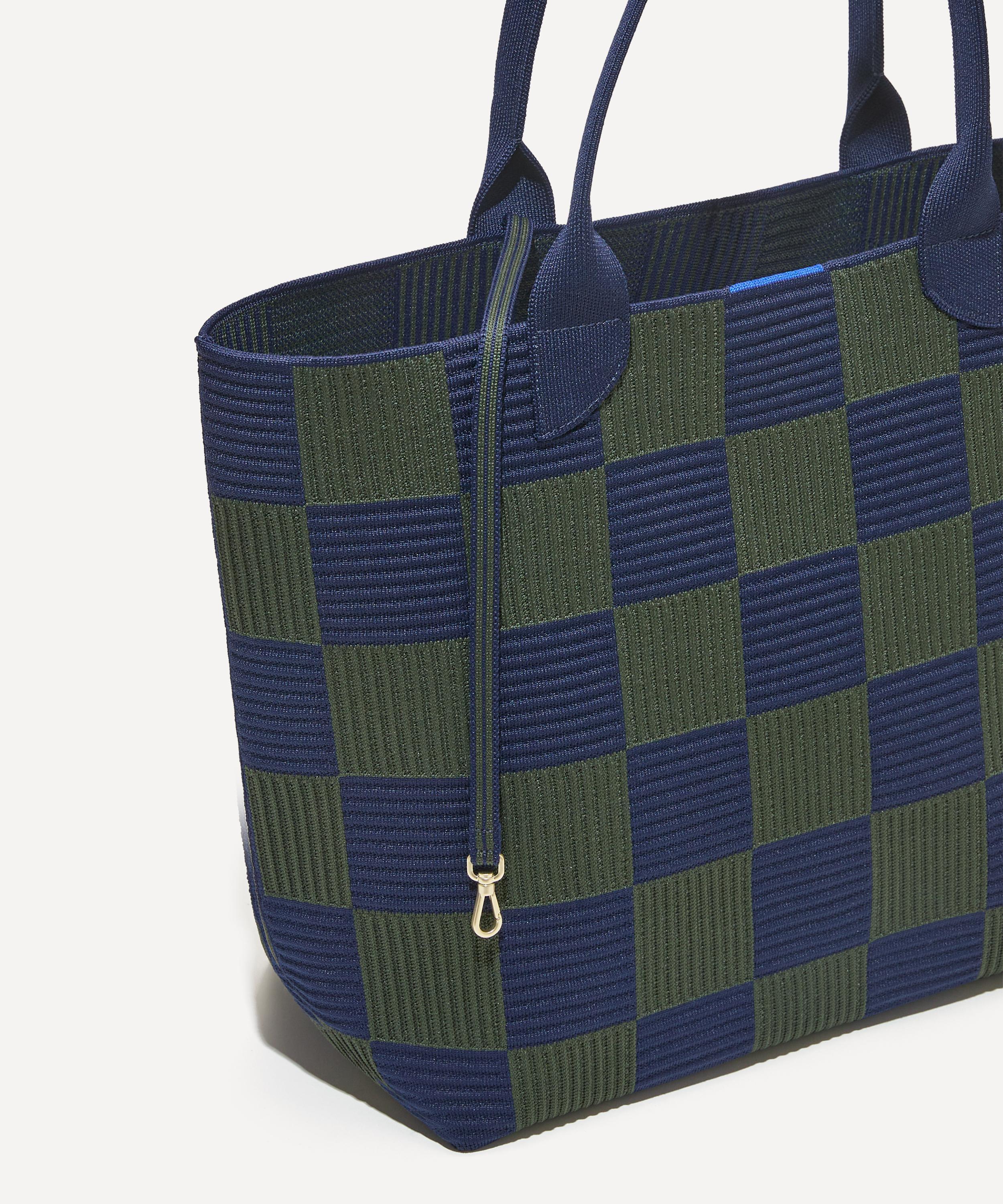 Rothy's - Lightweight Checker Blue Tote Bag image number 2