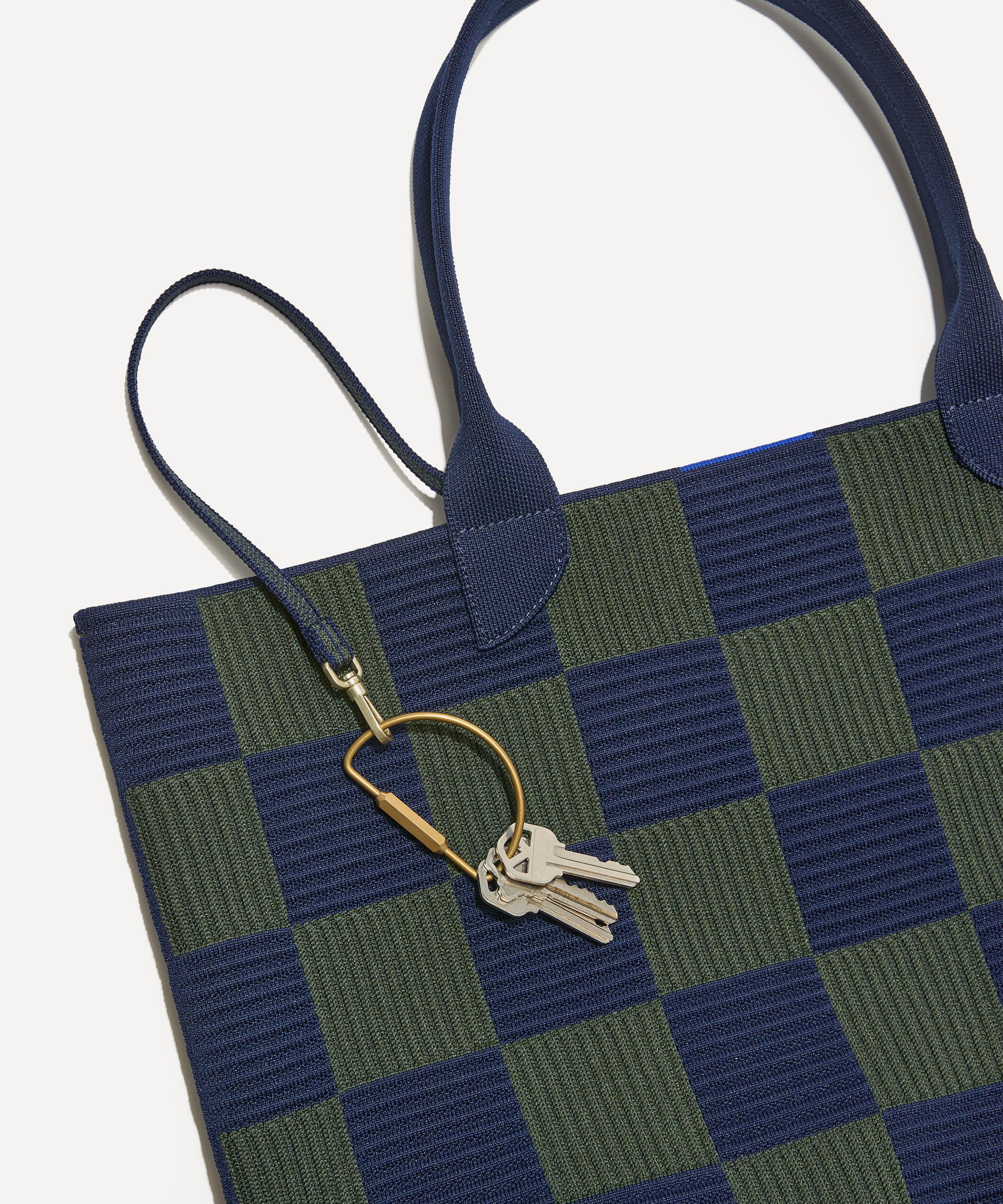 Rothy's - Lightweight Checker Blue Tote Bag image number 3