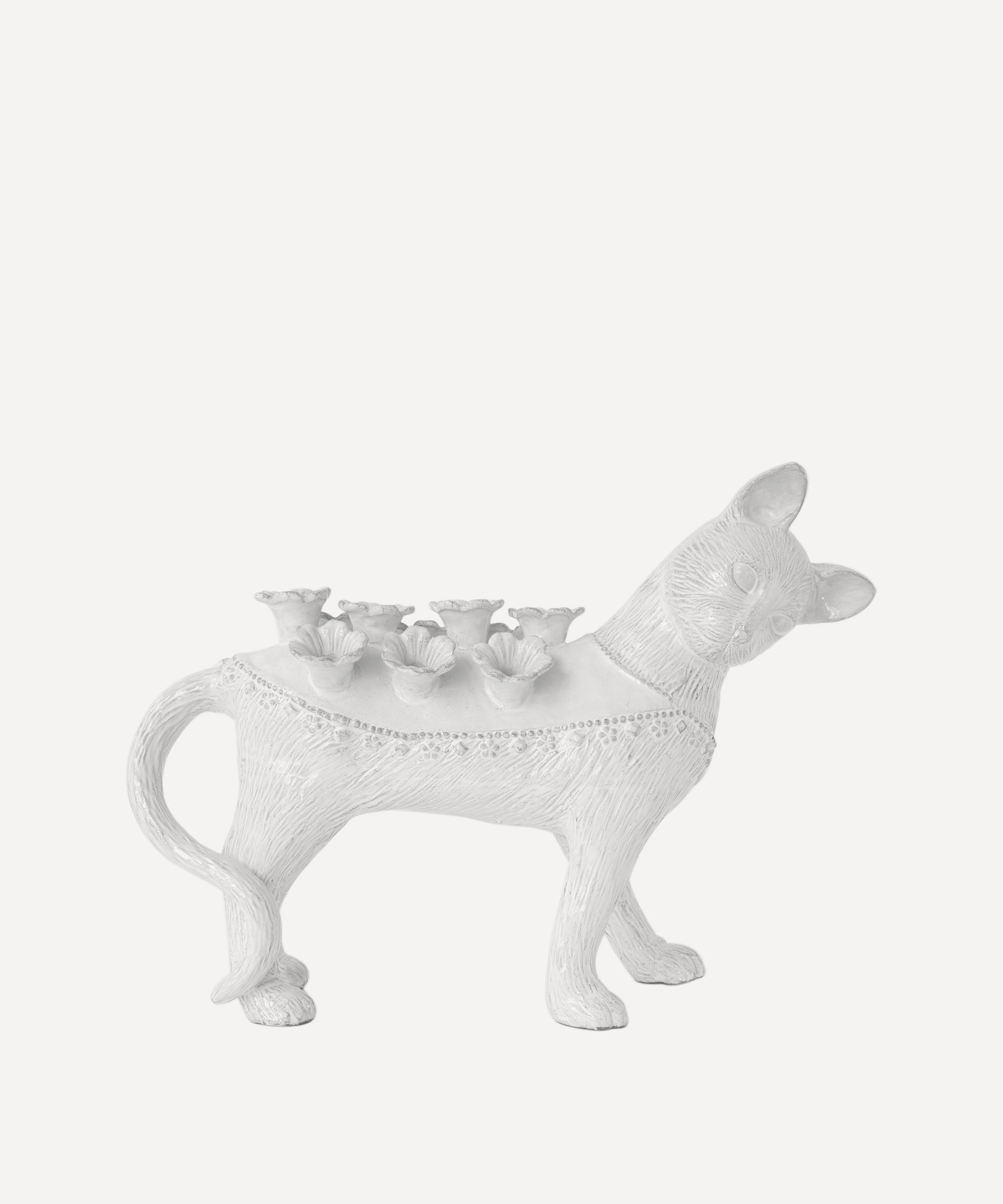 Astier de Villatte - Cat Flower Holder image number 0