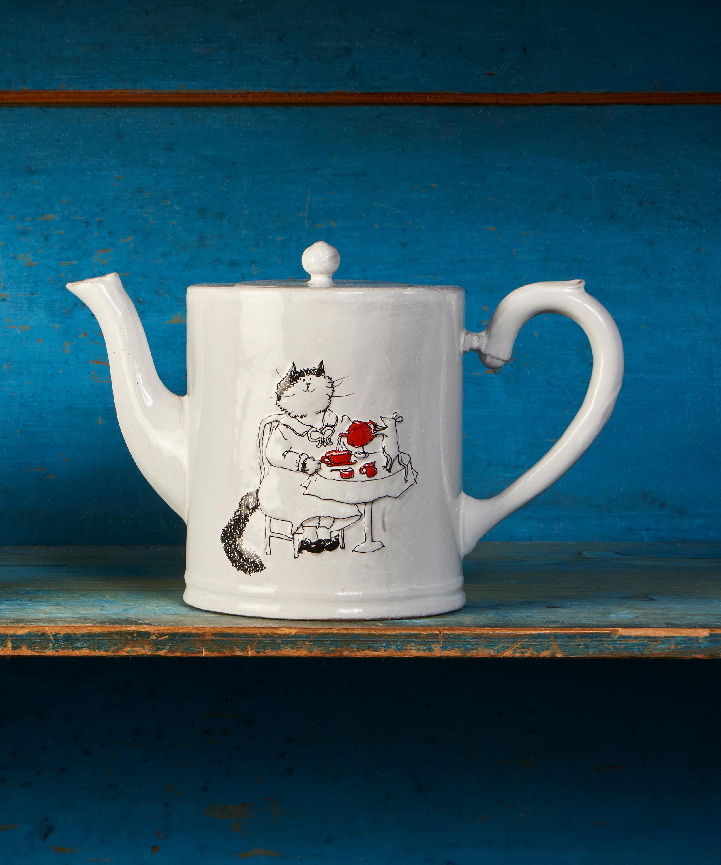 Astier de Villatte - Blankets Tea Grace Teapot image number 1