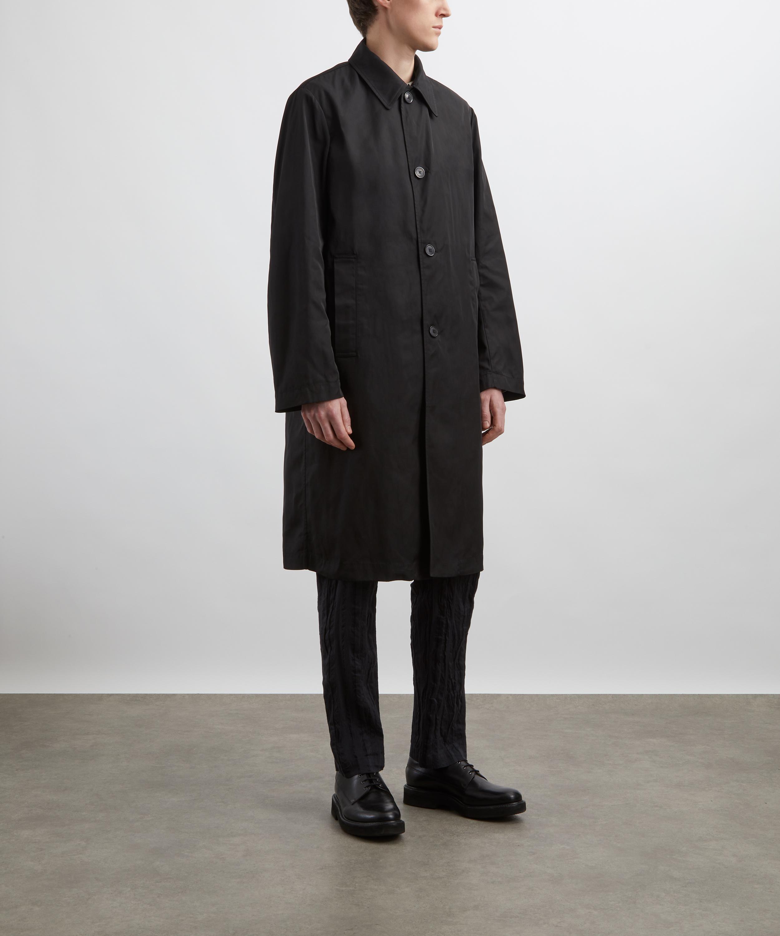 Dries Van Noten - Black Single-Breasted Coat image number 2