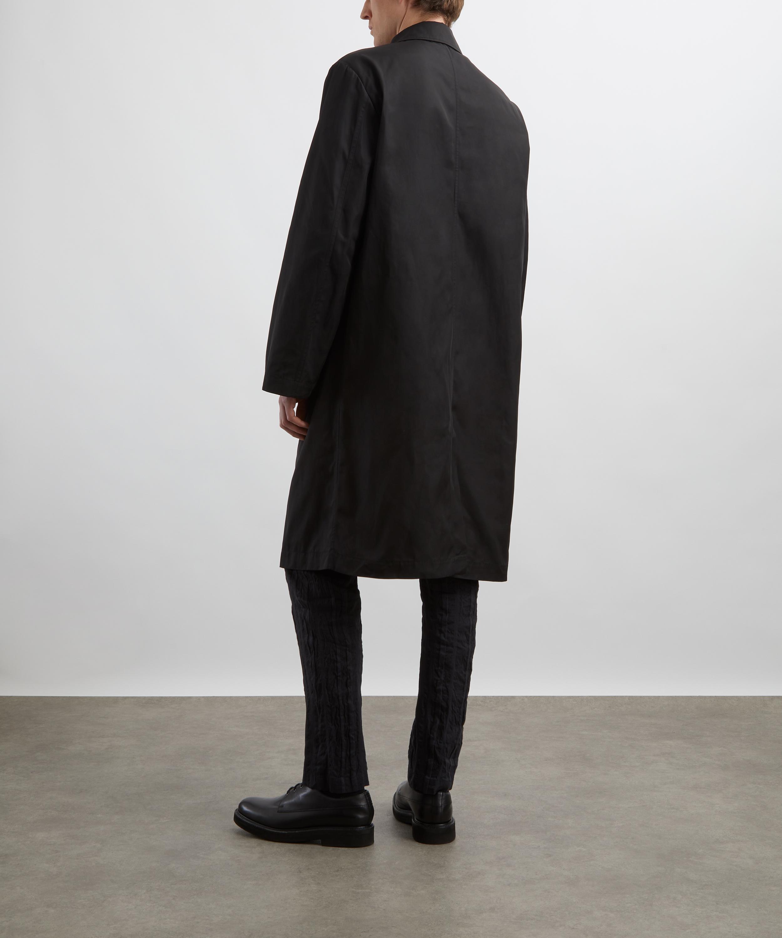 Dries Van Noten - Black Single-Breasted Coat image number 3