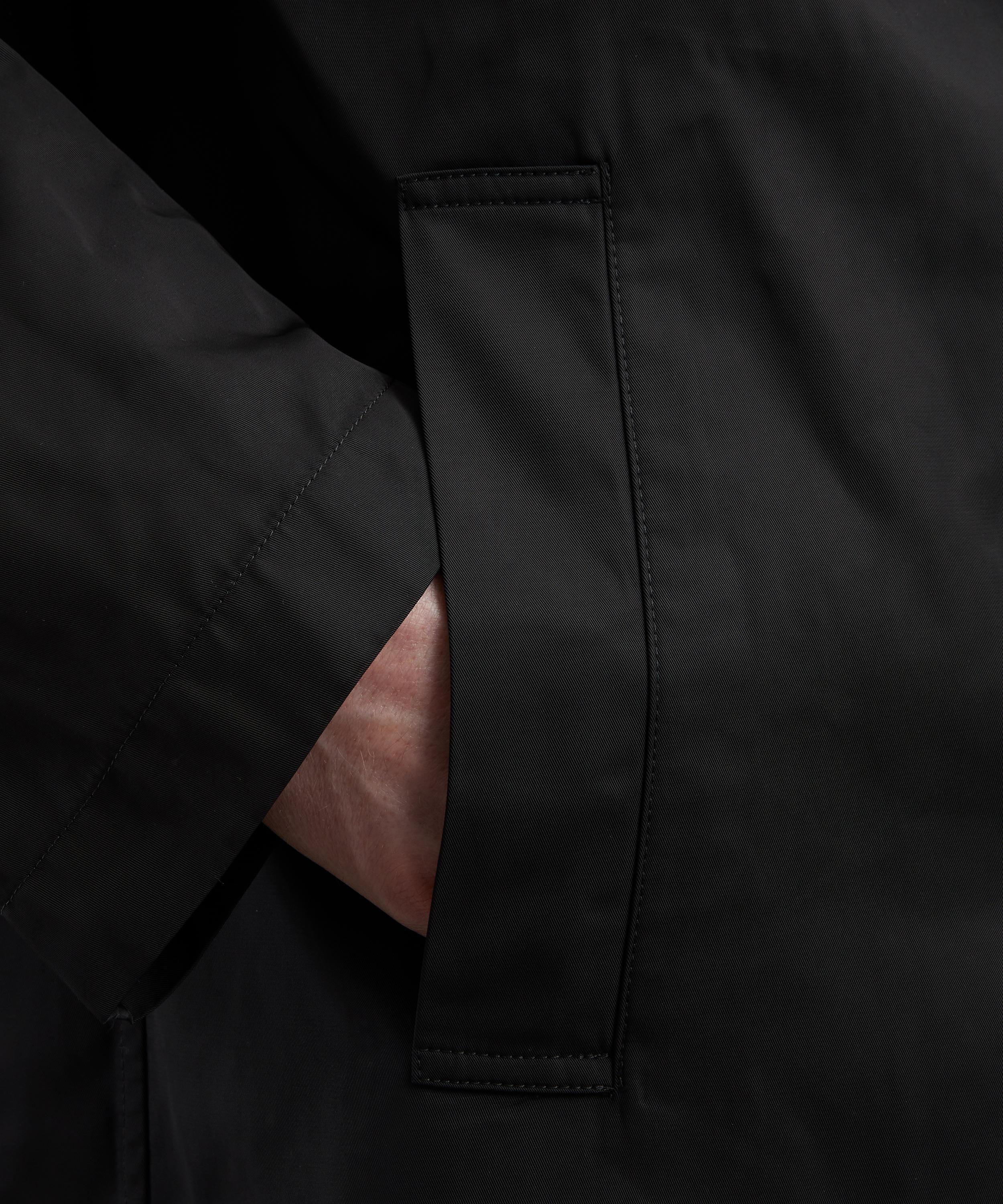 Dries Van Noten - Black Single-Breasted Coat image number 4