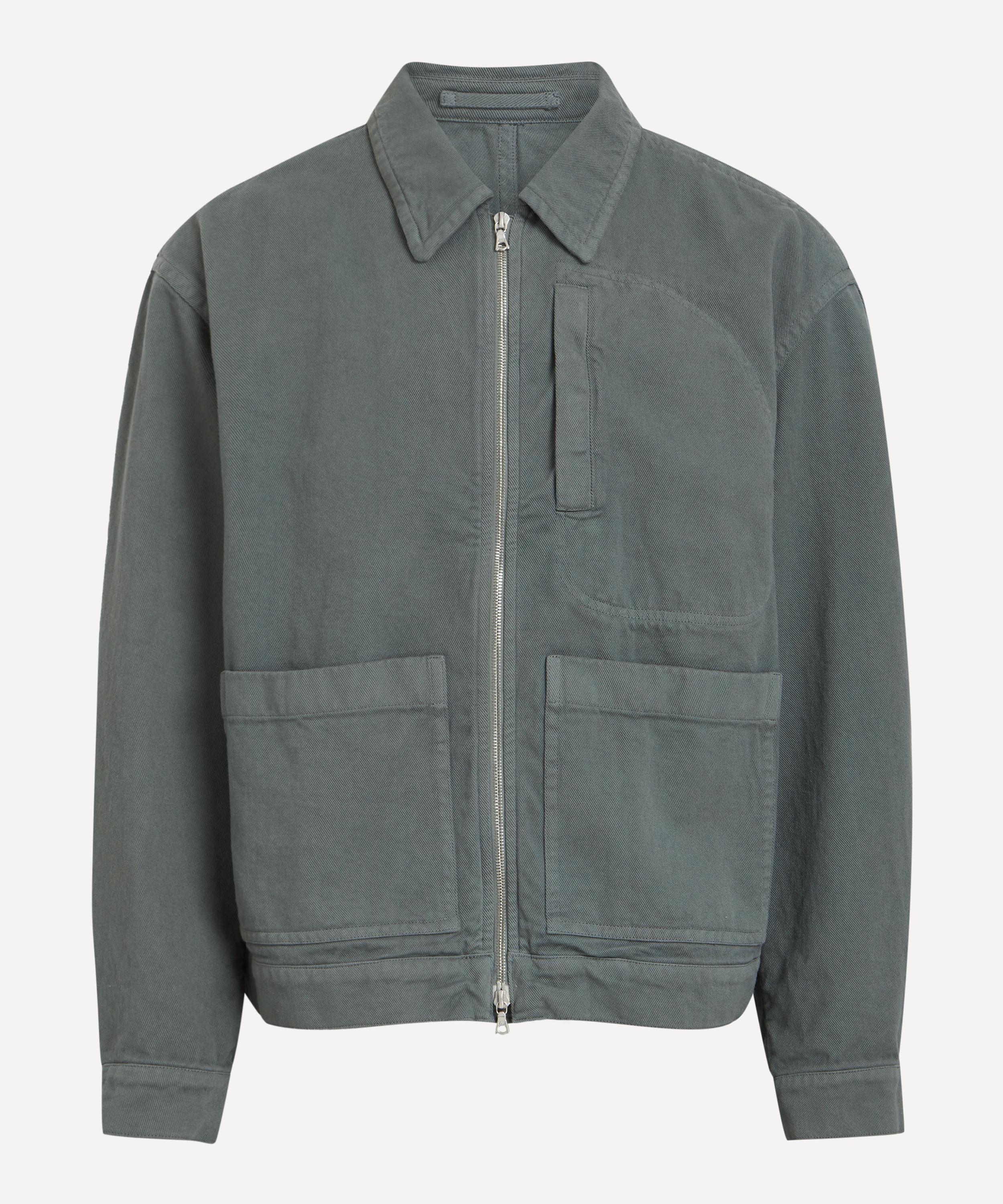 Dries Van Noten - Grey Cotton Work Jacket