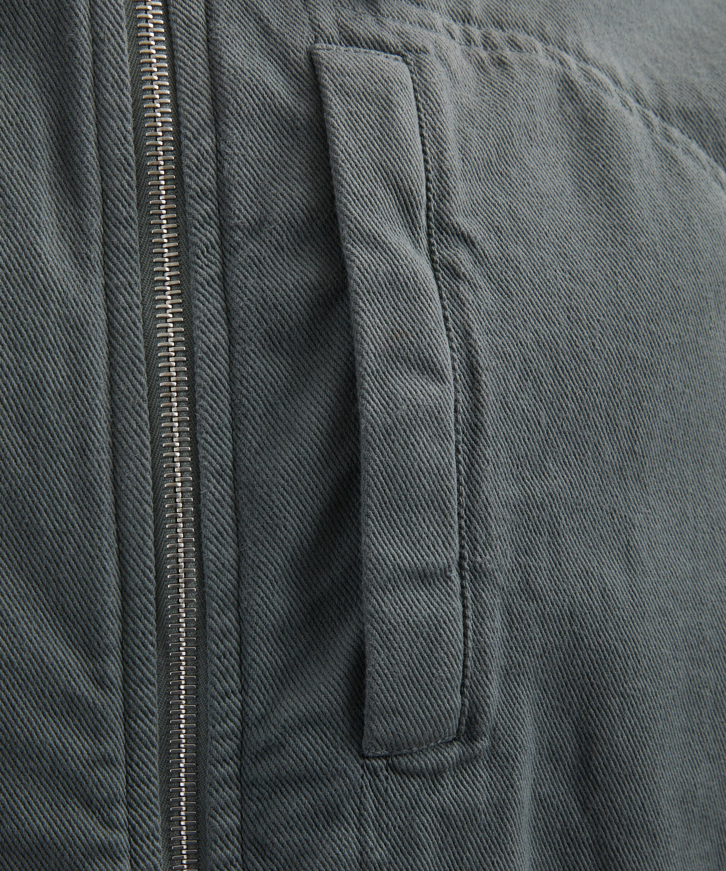 Dries Van Noten - Grey Cotton Work Jacket image number 4