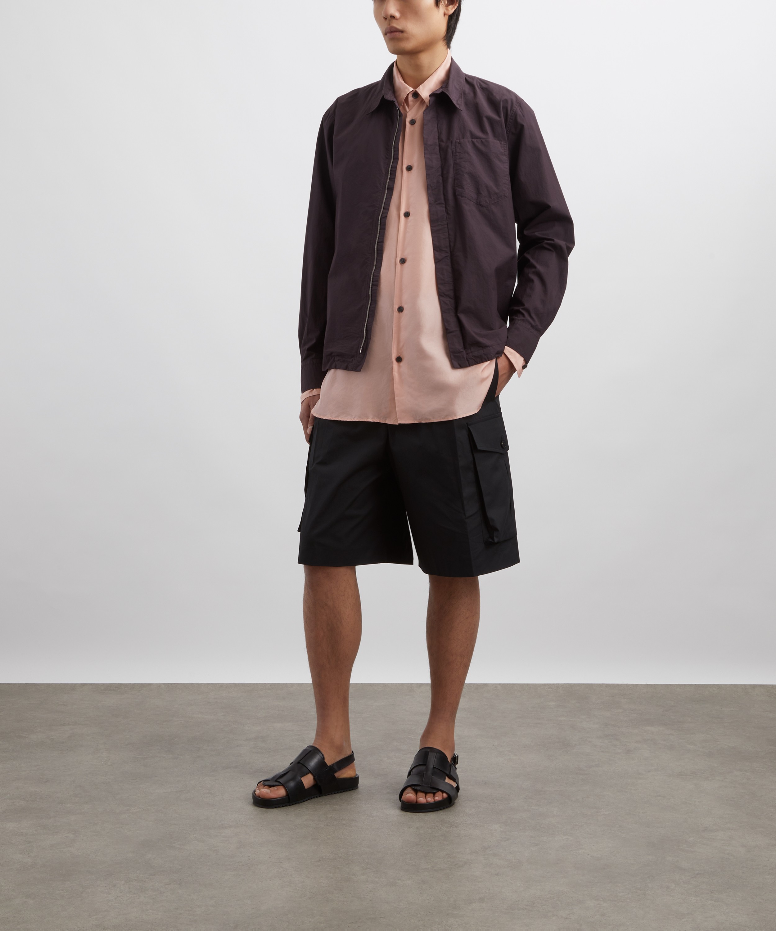 Dries Van Noten - Pleated Cargo Shorts image number 1