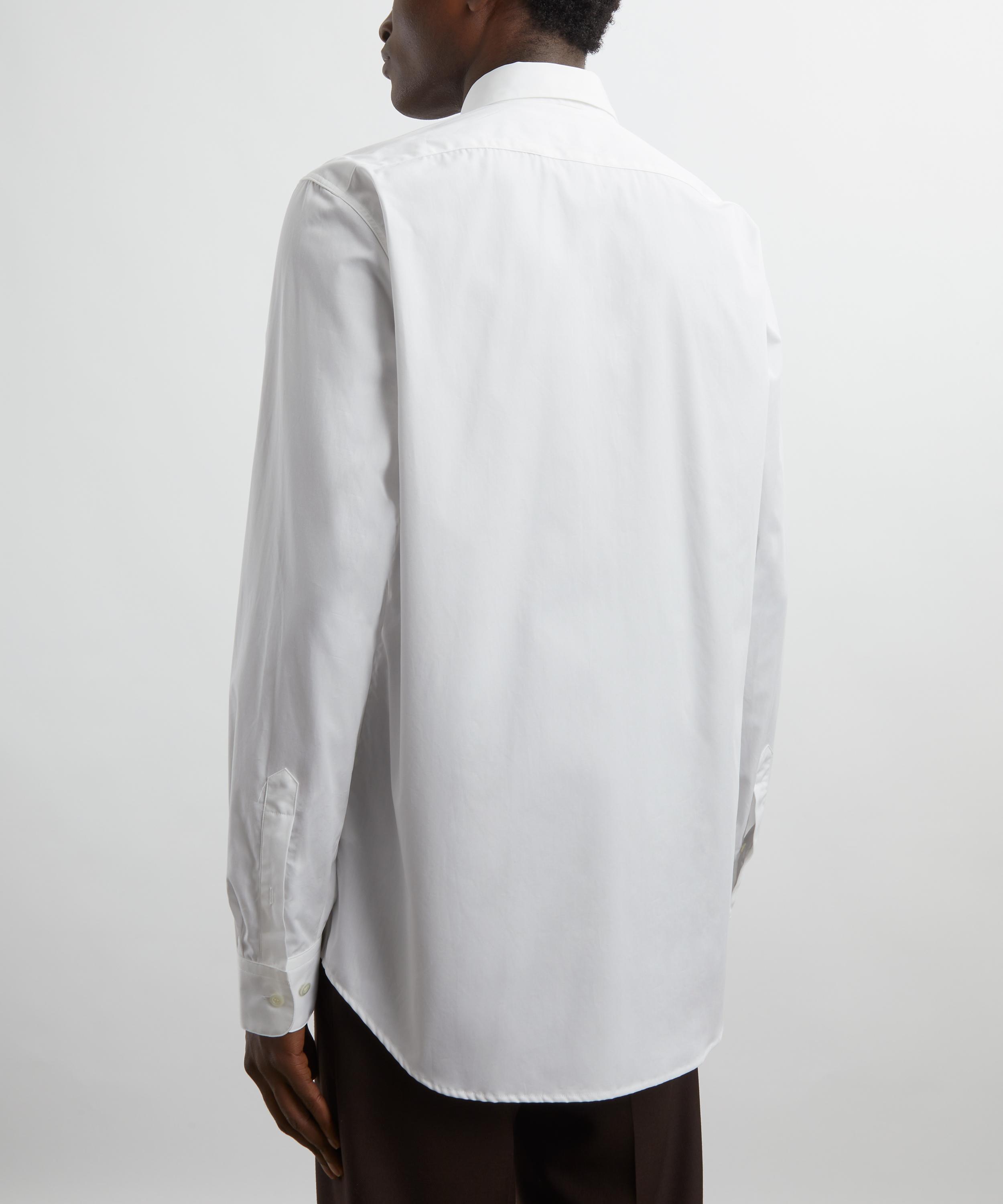 Dries Van Noten - White Cotton Poplin Shirt image number 3