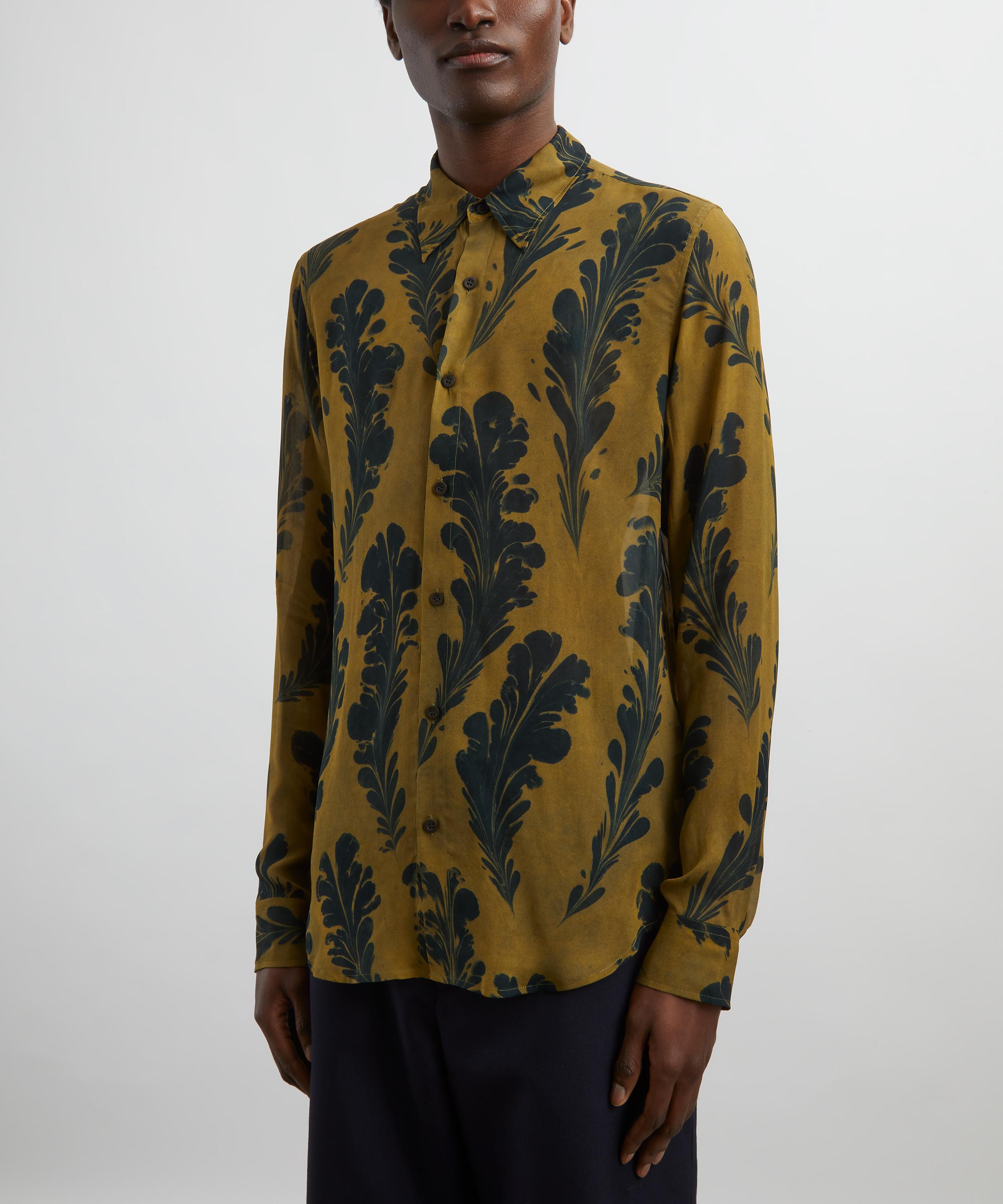 Dries Van Noten - Suminagashi Baroque Tight Fit Shirt image number 2