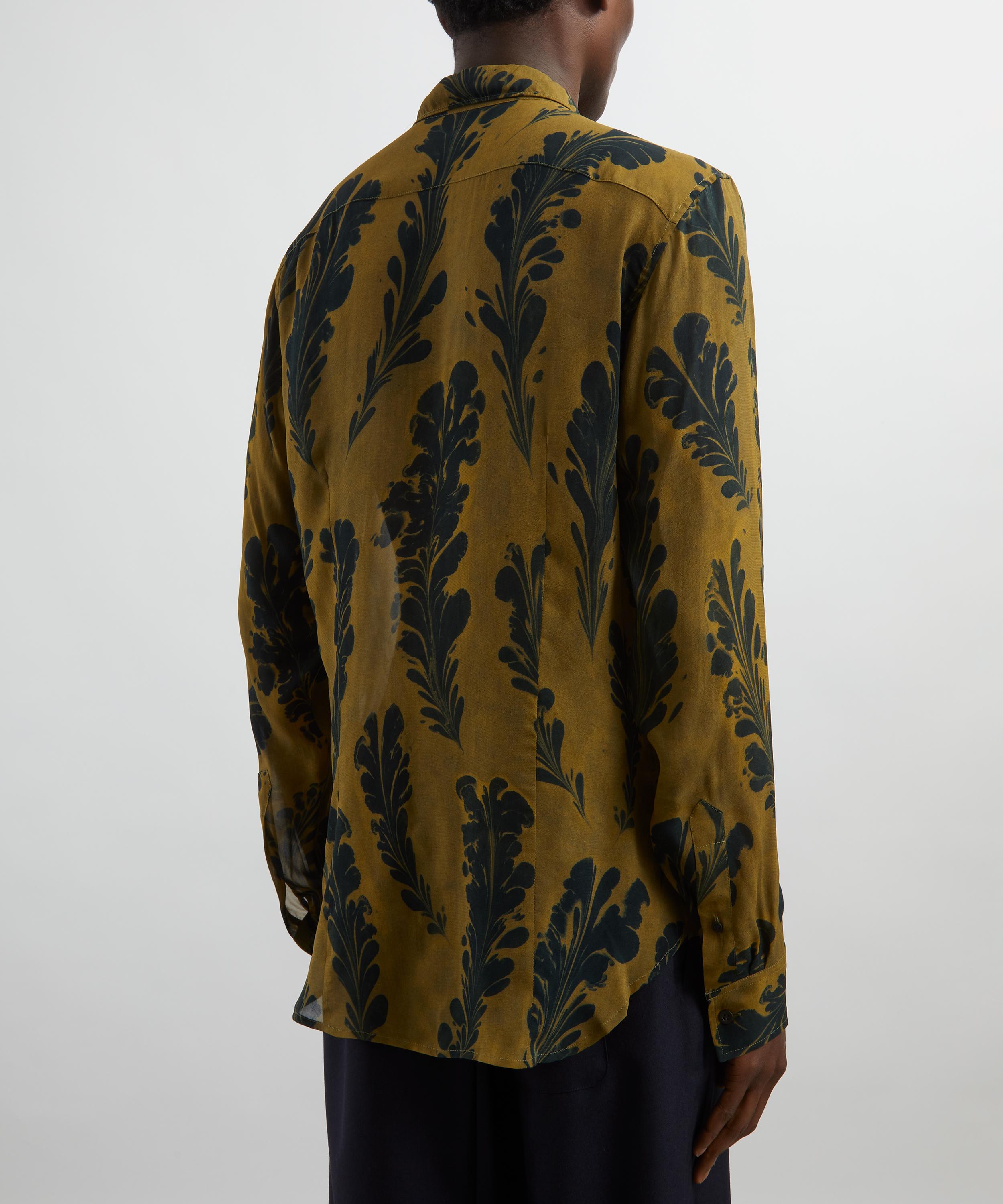 Dries Van Noten - Suminagashi Baroque Tight Fit Shirt image number 3