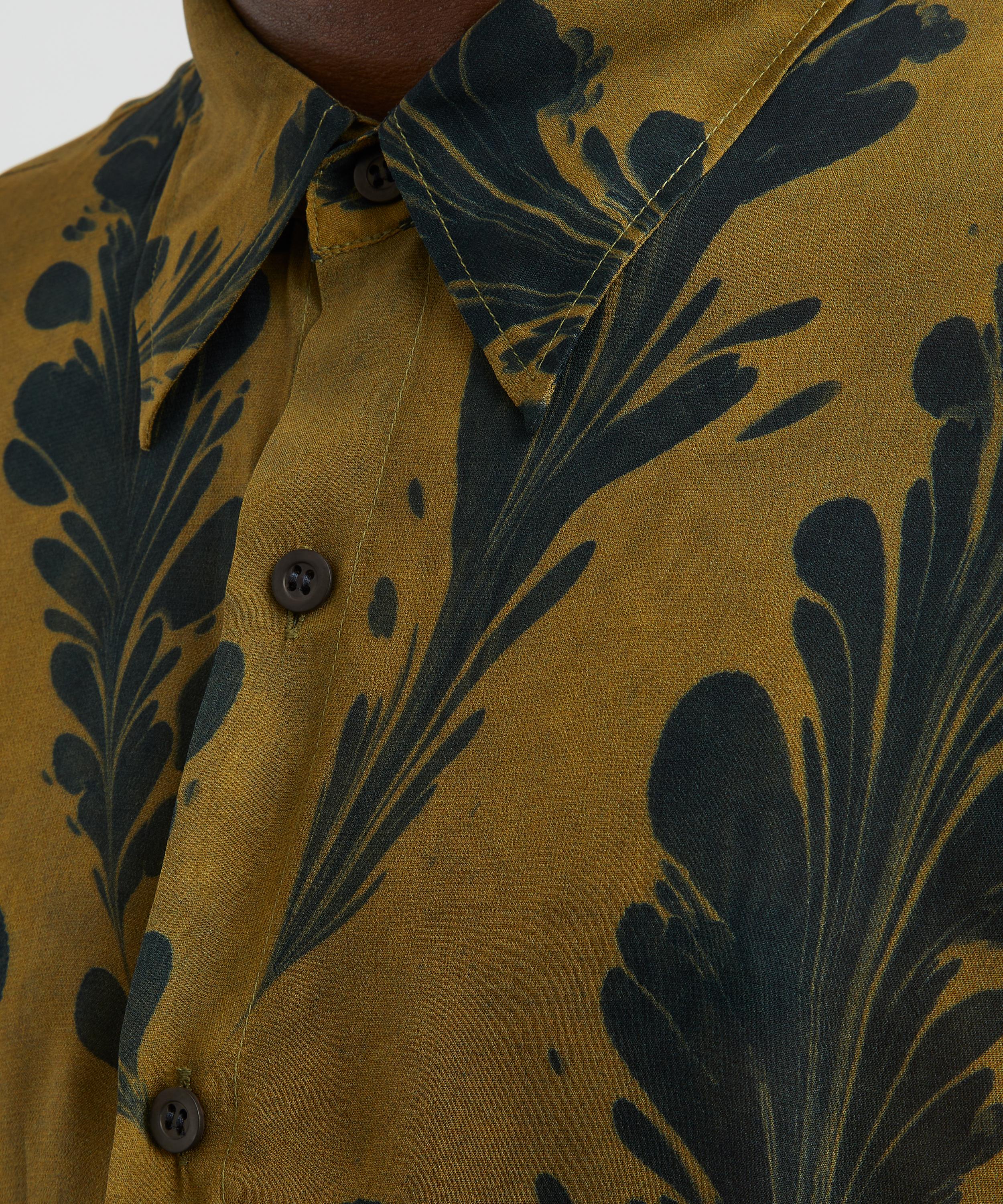 Dries Van Noten - Suminagashi Baroque Tight Fit Shirt image number 4