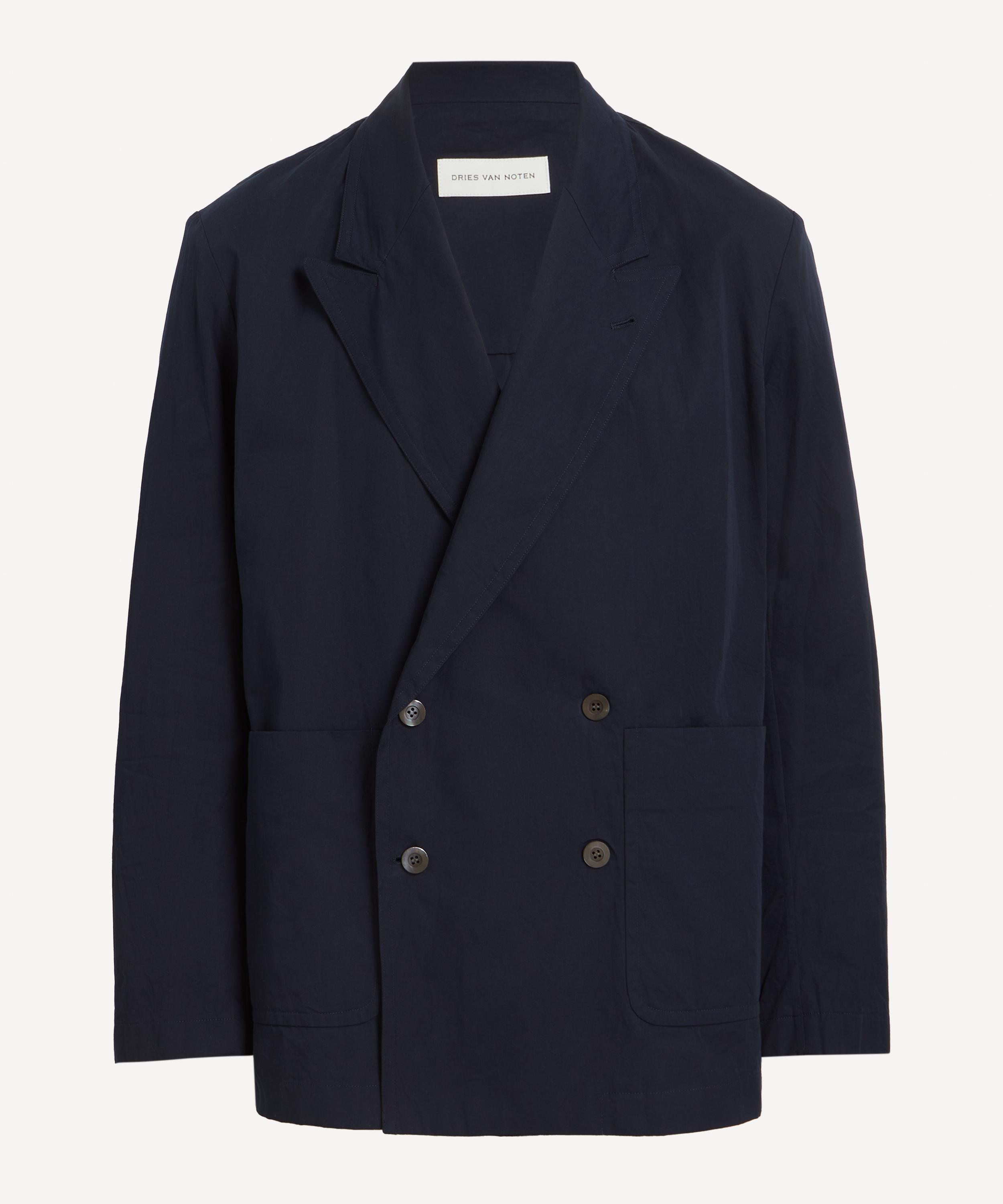 Dries Van Noten - Double-Breasted Cotton Blazer