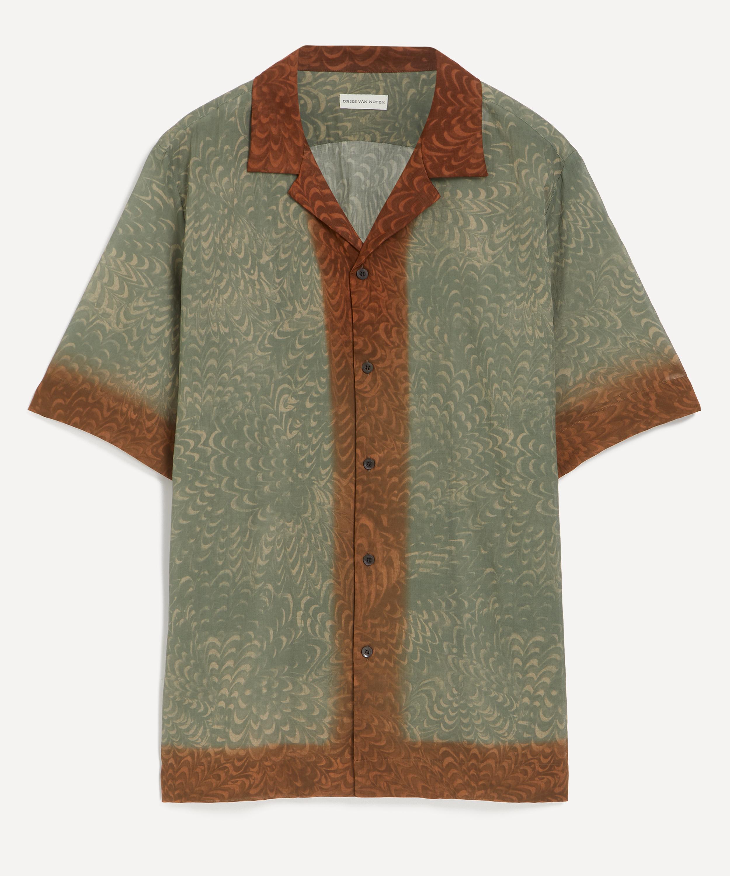 Dries Van Noten - Paste Paper Boxy Cotton Shirt