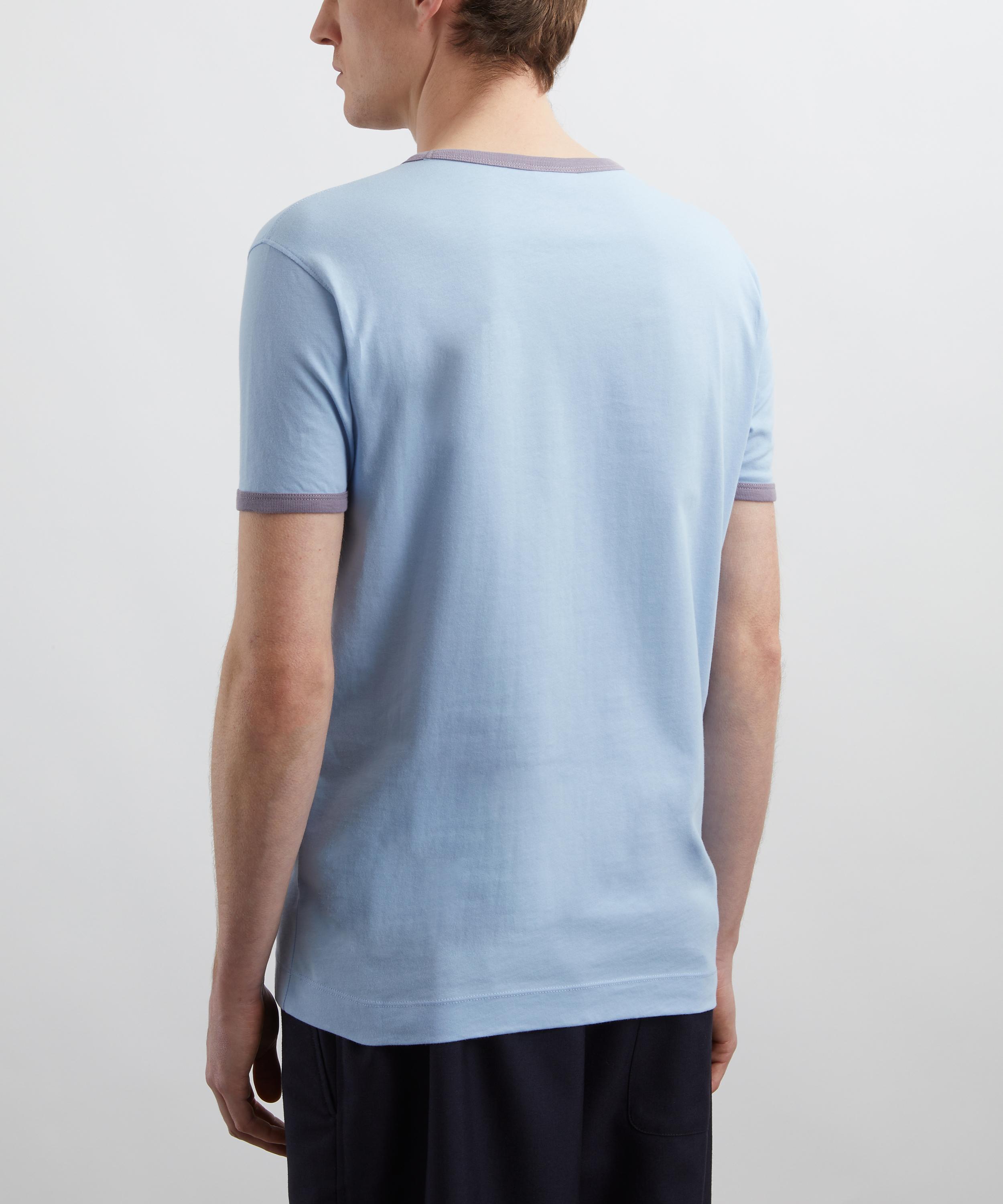 Dries Van Noten - Blue Archive Print T-Shirt image number 3