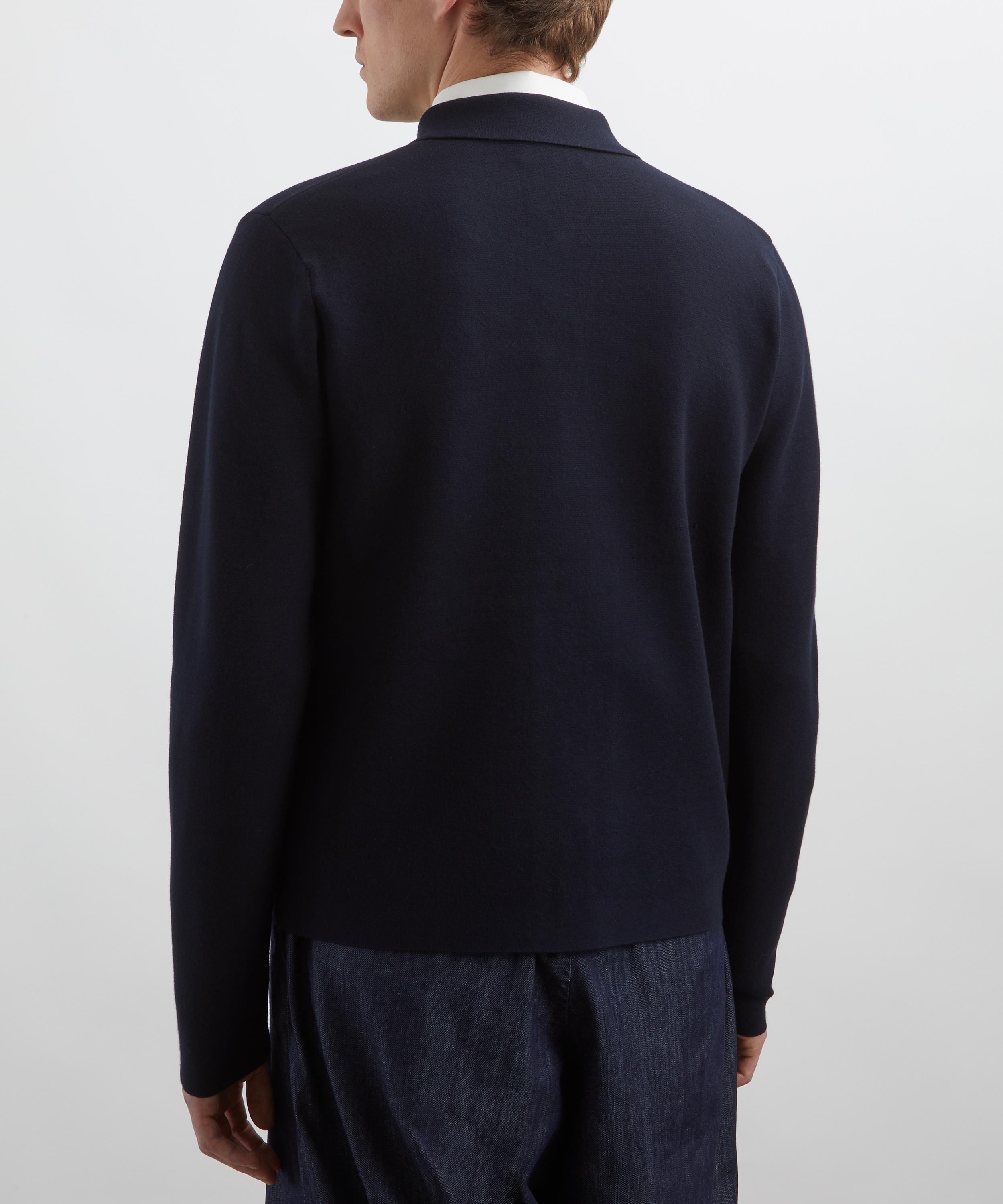 Dries Van Noten - Waffle-Knit Polo Cardigan image number 3