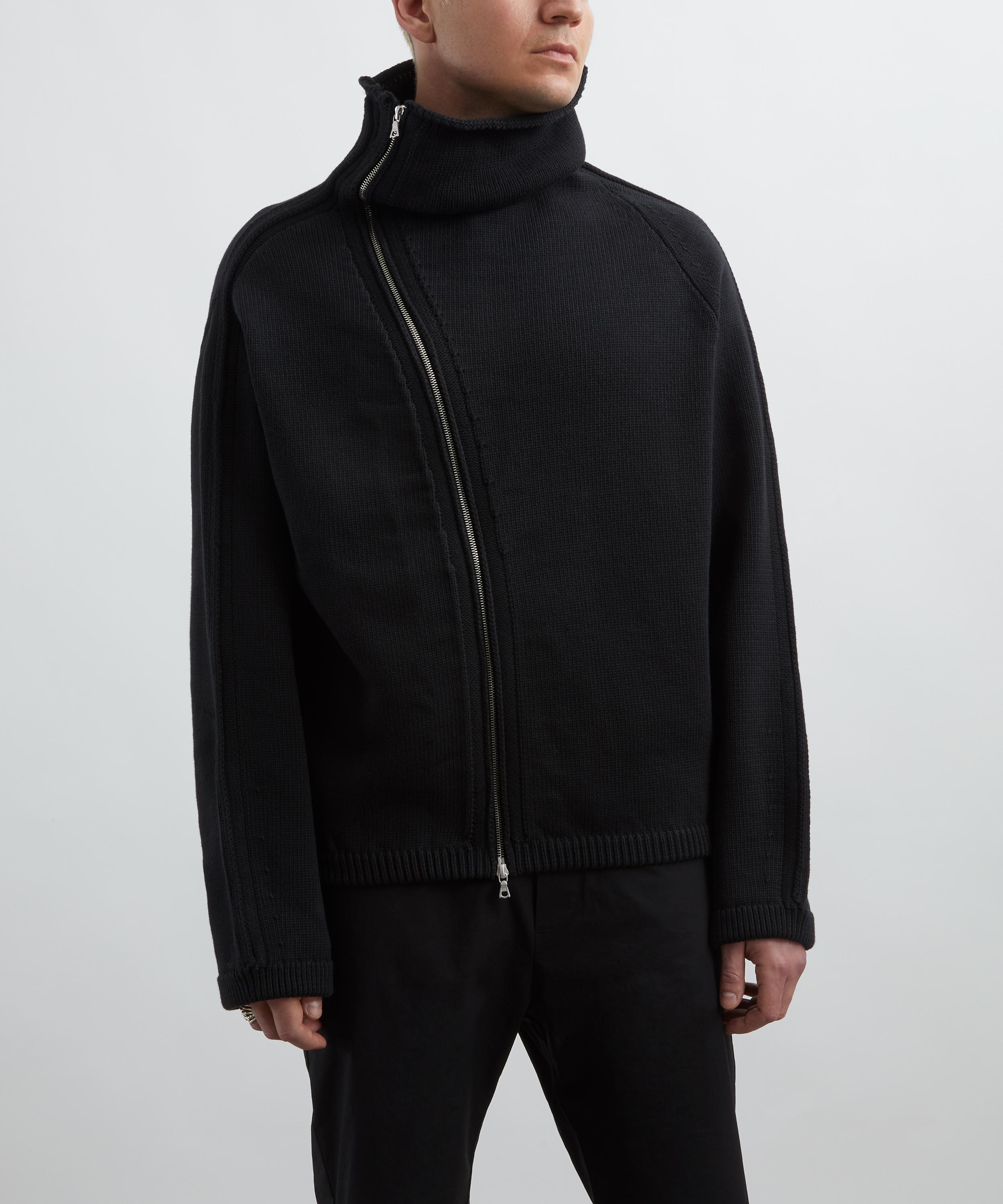 Dries Van Noten - Asymmetric Zip Cardigan image number 2