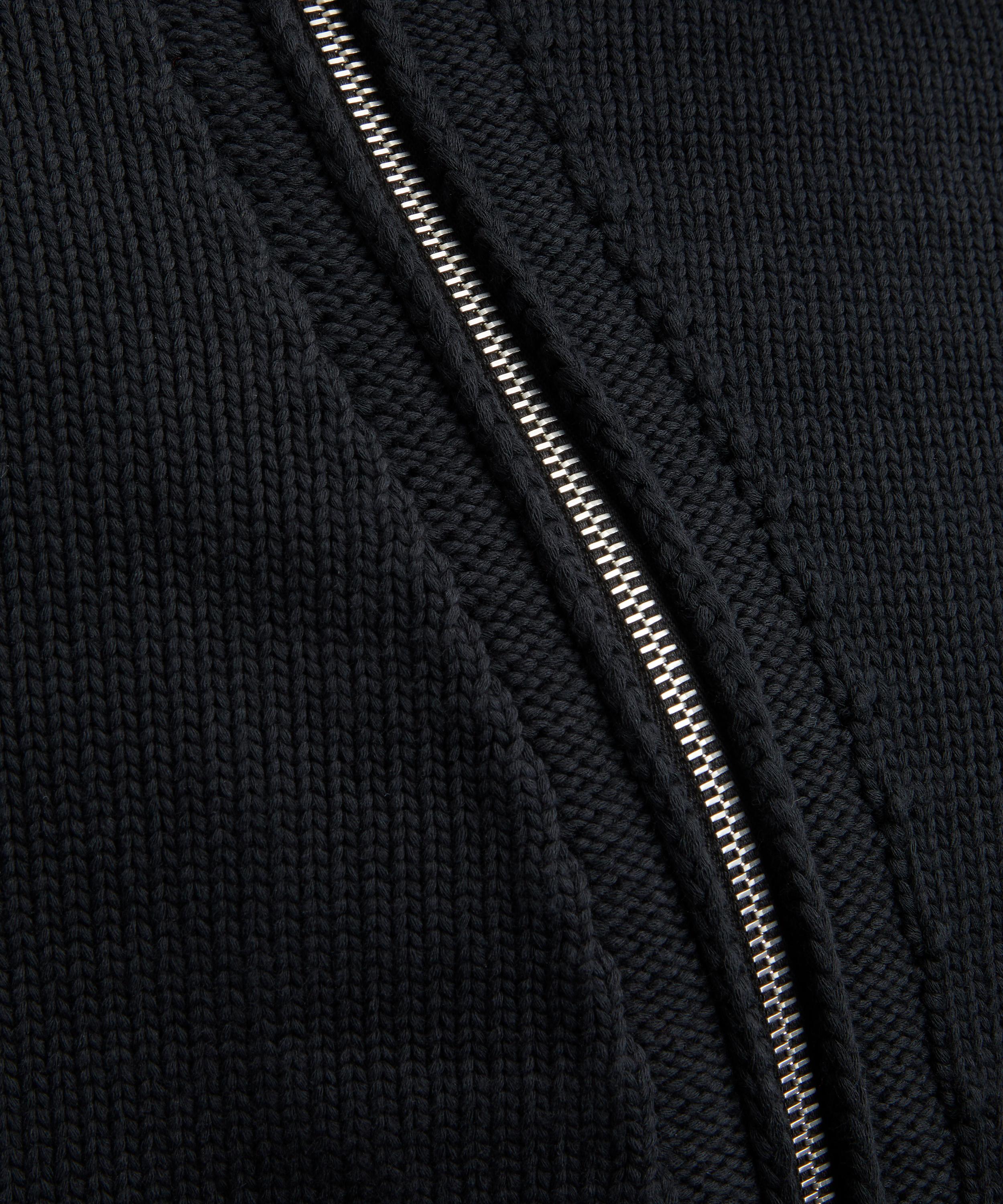 Dries Van Noten - Asymmetric Zip Cardigan image number 4