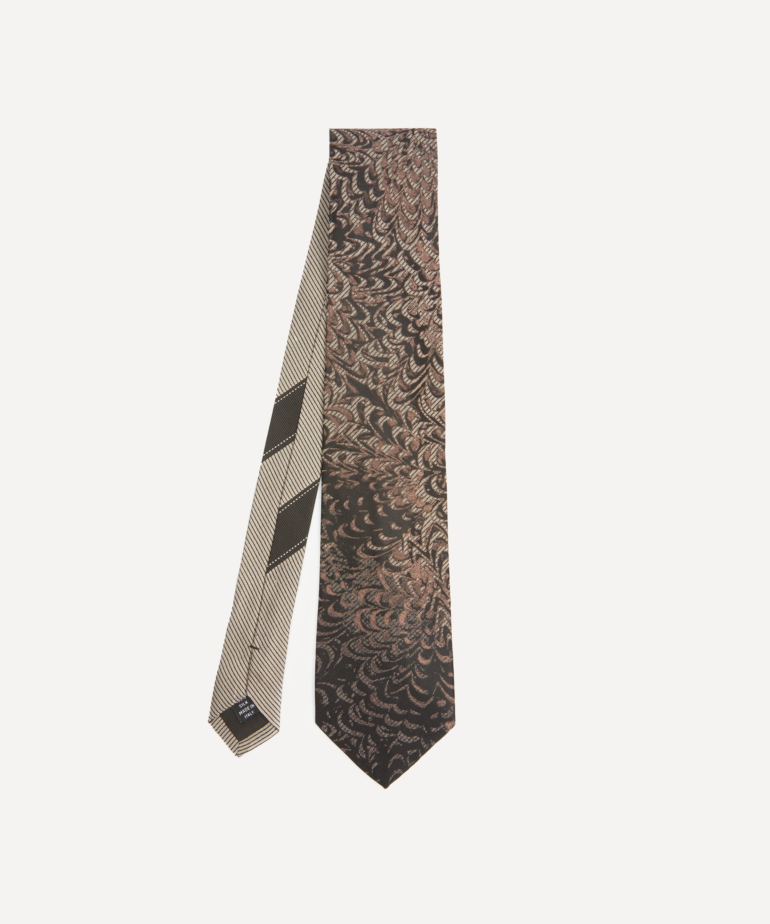 Dries Van Noten - Printed Silk Tie image number 0