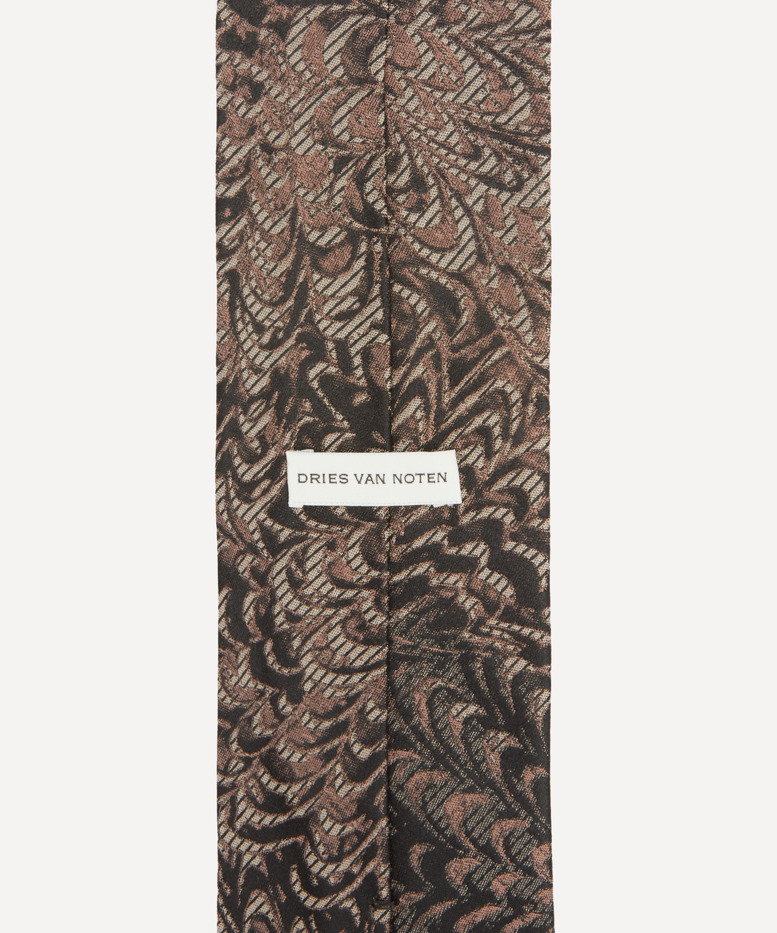 Dries Van Noten - Printed Silk Tie image number 1