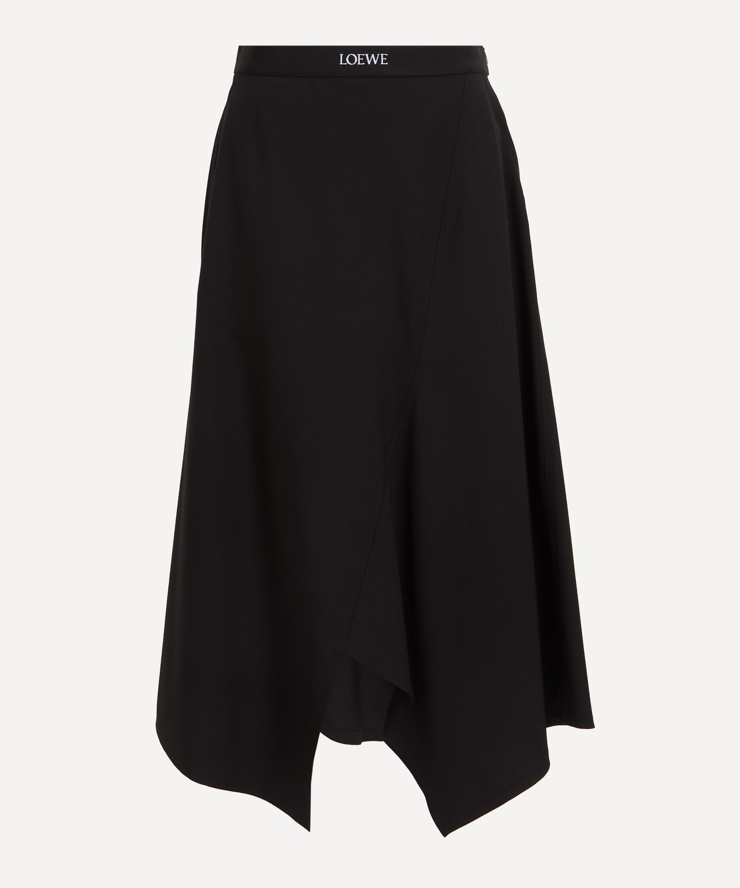 Loewe - Asymmetric Wool Skirt