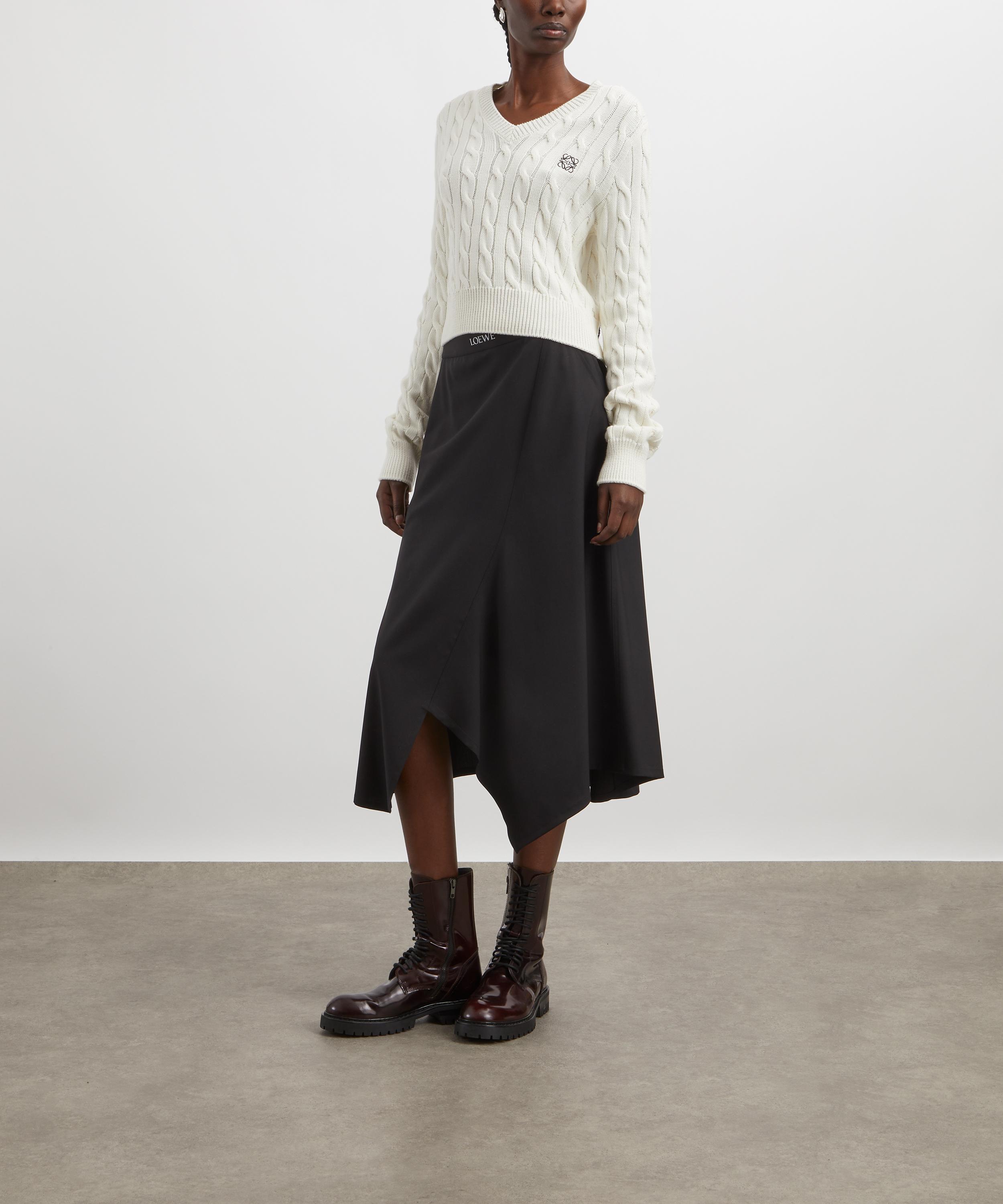 Loewe - Asymmetric Wool Skirt image number 1