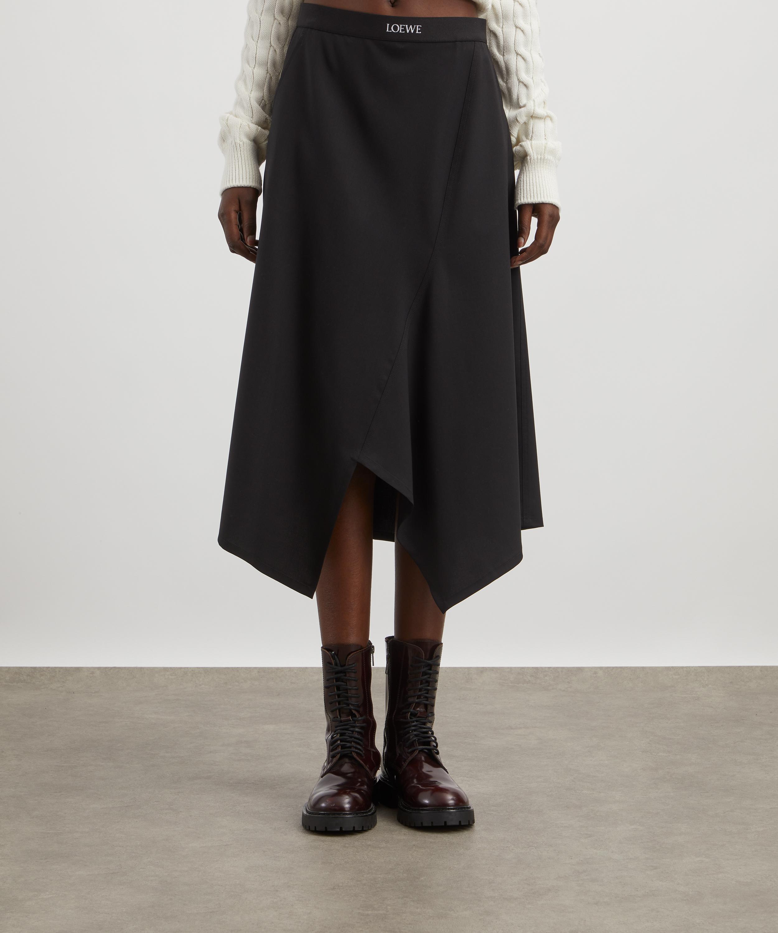 Loewe - Asymmetric Wool Skirt image number 2