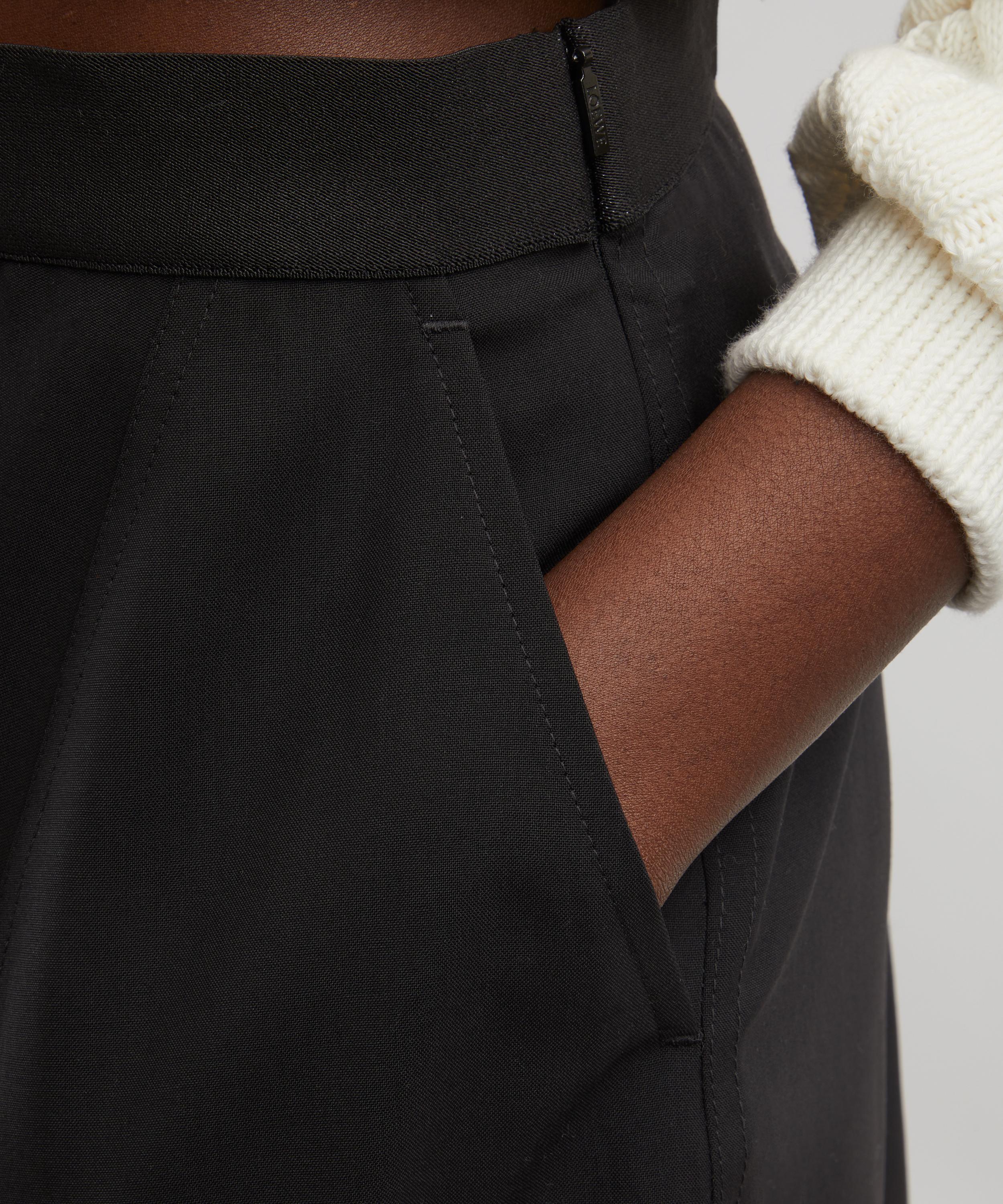 Loewe - Asymmetric Wool Skirt image number 4