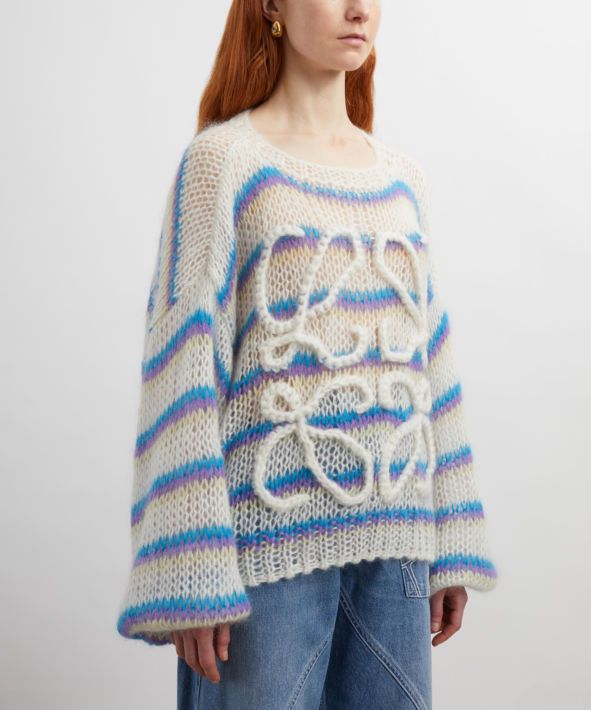 Loewe - Multicolour Mohair Anagram Jumper image number 2