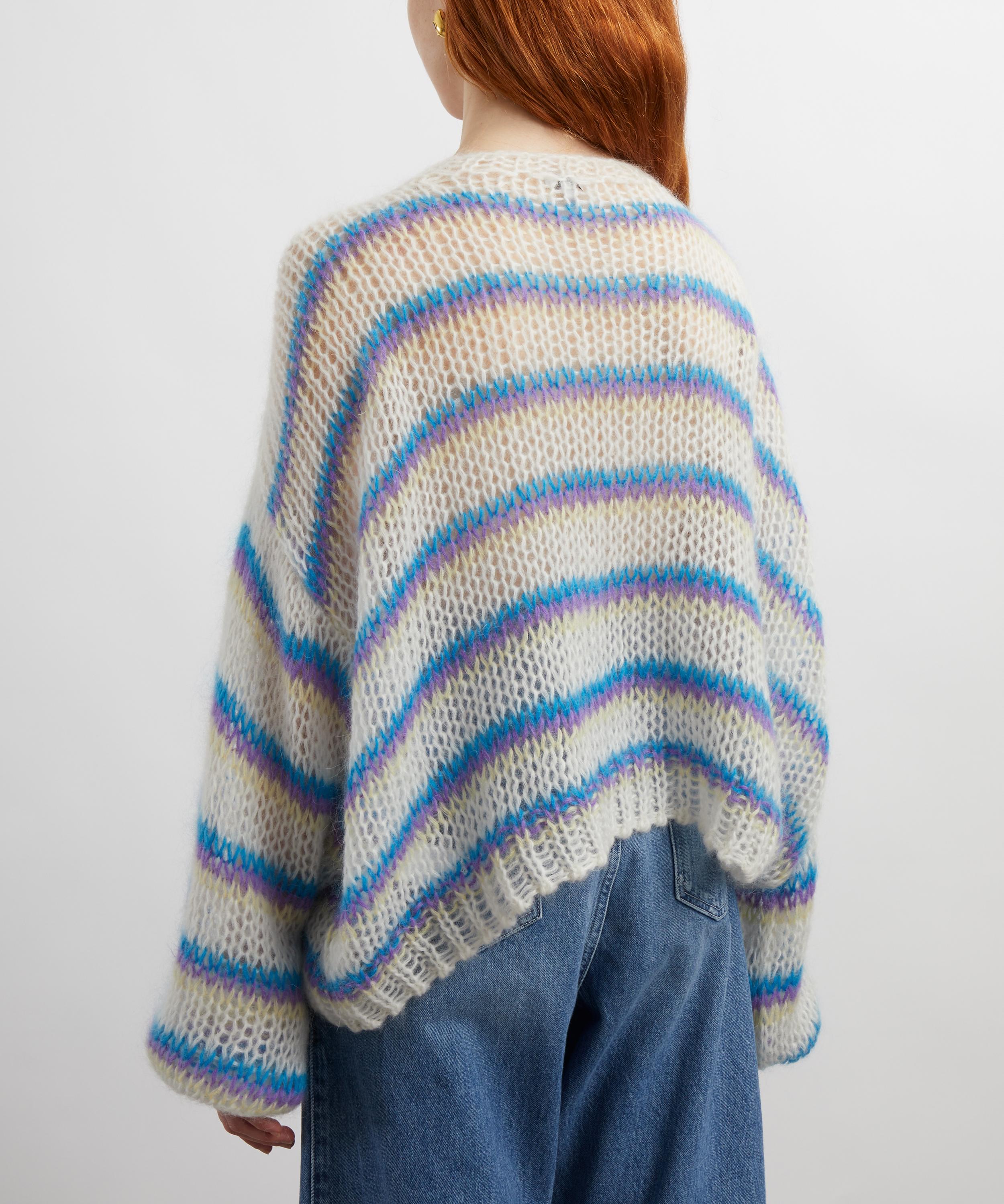 Loewe - Multicolour Mohair Anagram Jumper image number 3